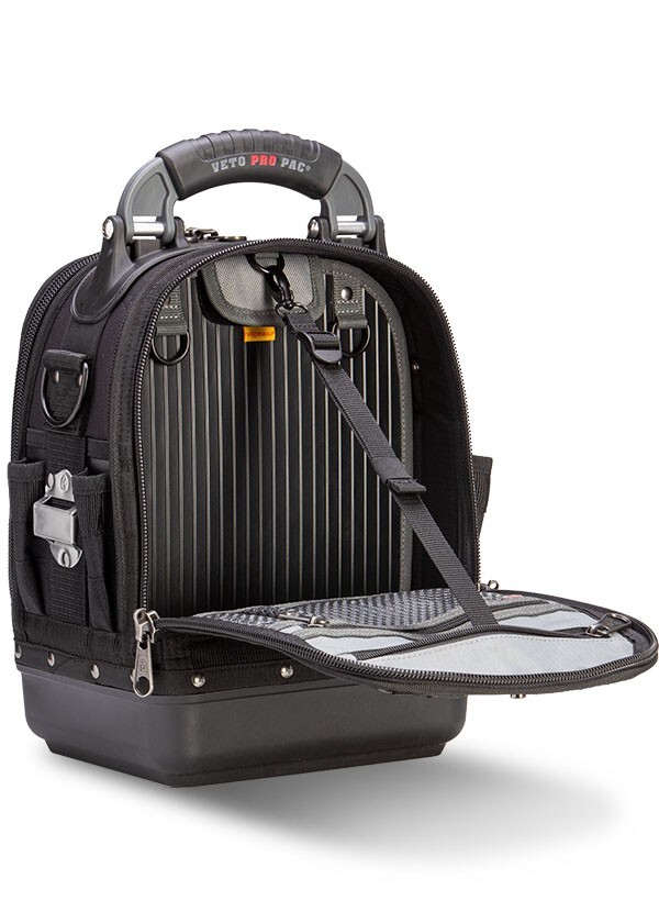 Veto Pro Pac Tech MCT Blackout-Buildout Tool Bag with Bulk Panel and Meter Panel
