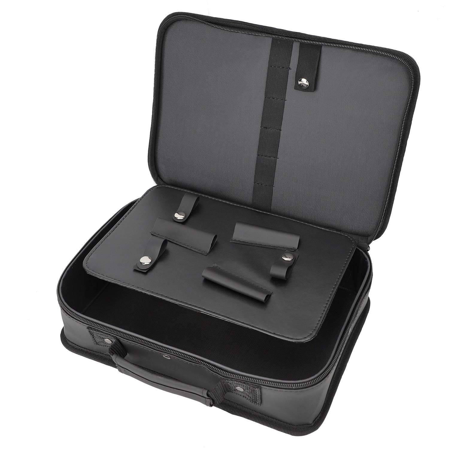 Chic Barber Carrying Case: 11.8×8.5in Travel Tool Organizer for Styling Tools
