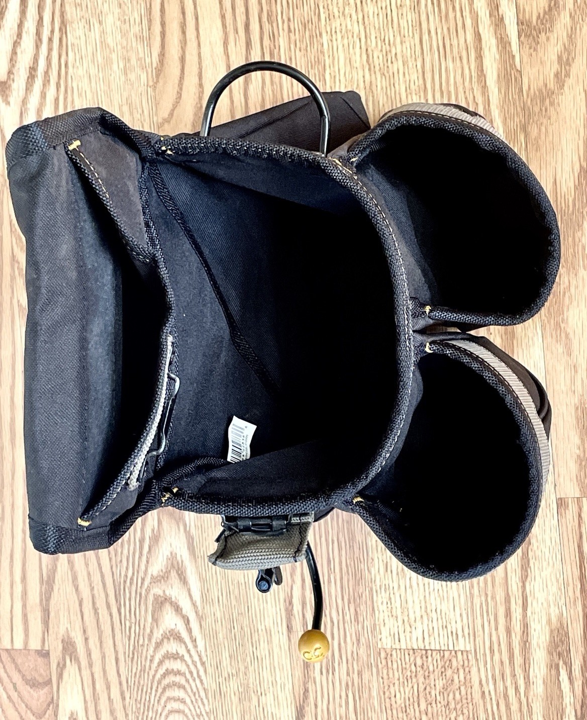 CLC Custom Leathercraft PK1836 Nail & Tool Bag with Poly Belt – 5 Pockets