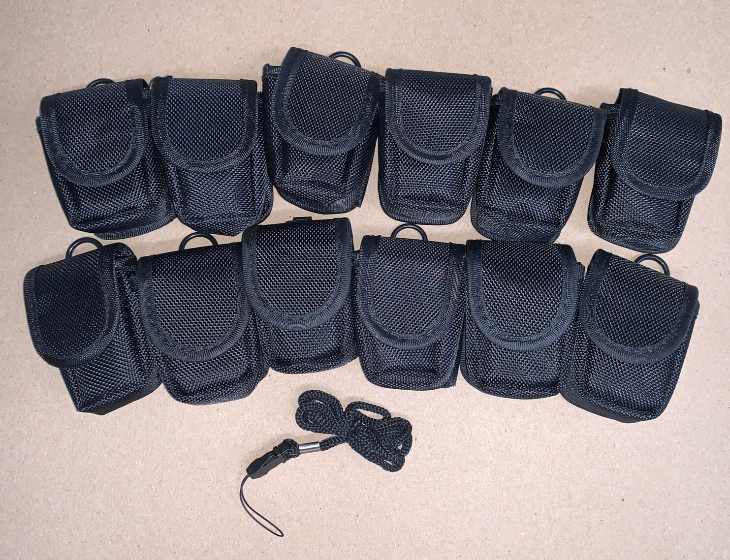(17) Vertical Rugged Accessory Tool Pouch With Belt Loop & Lanyard 2″ x 3″