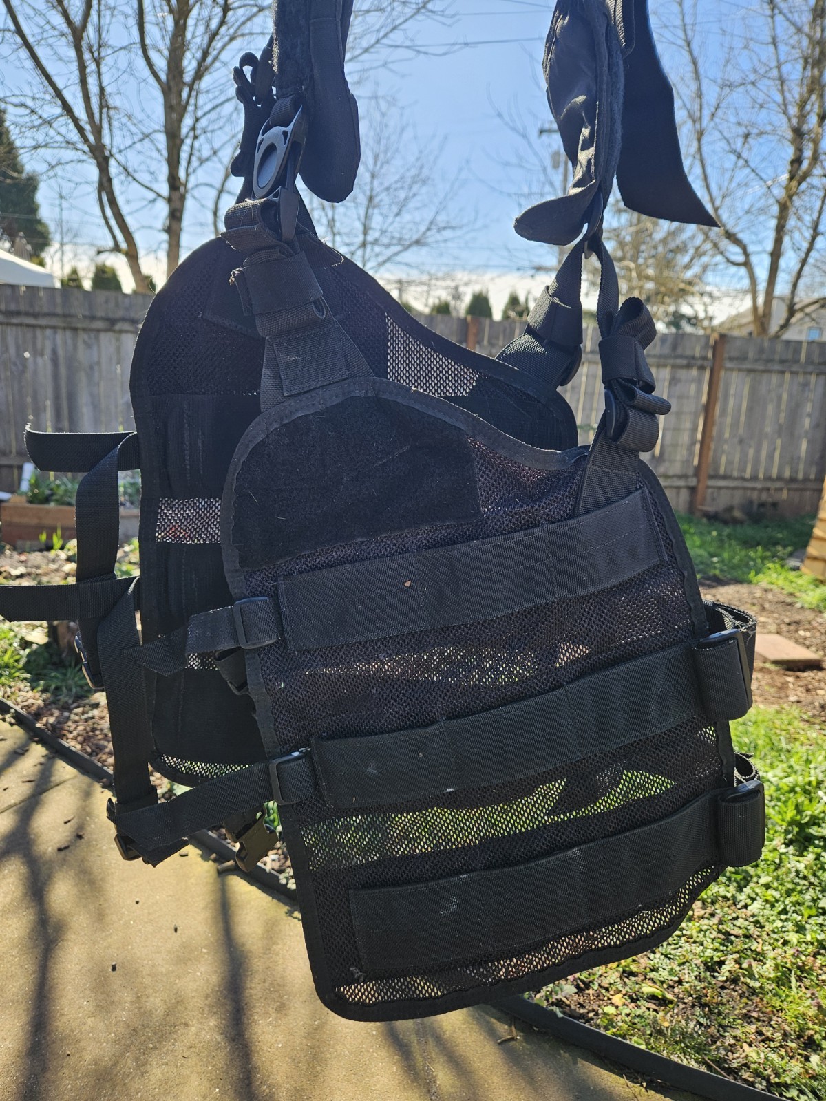 Atlas 46 Stratos Open Core Tool Vest Black With Main Tool Pouch