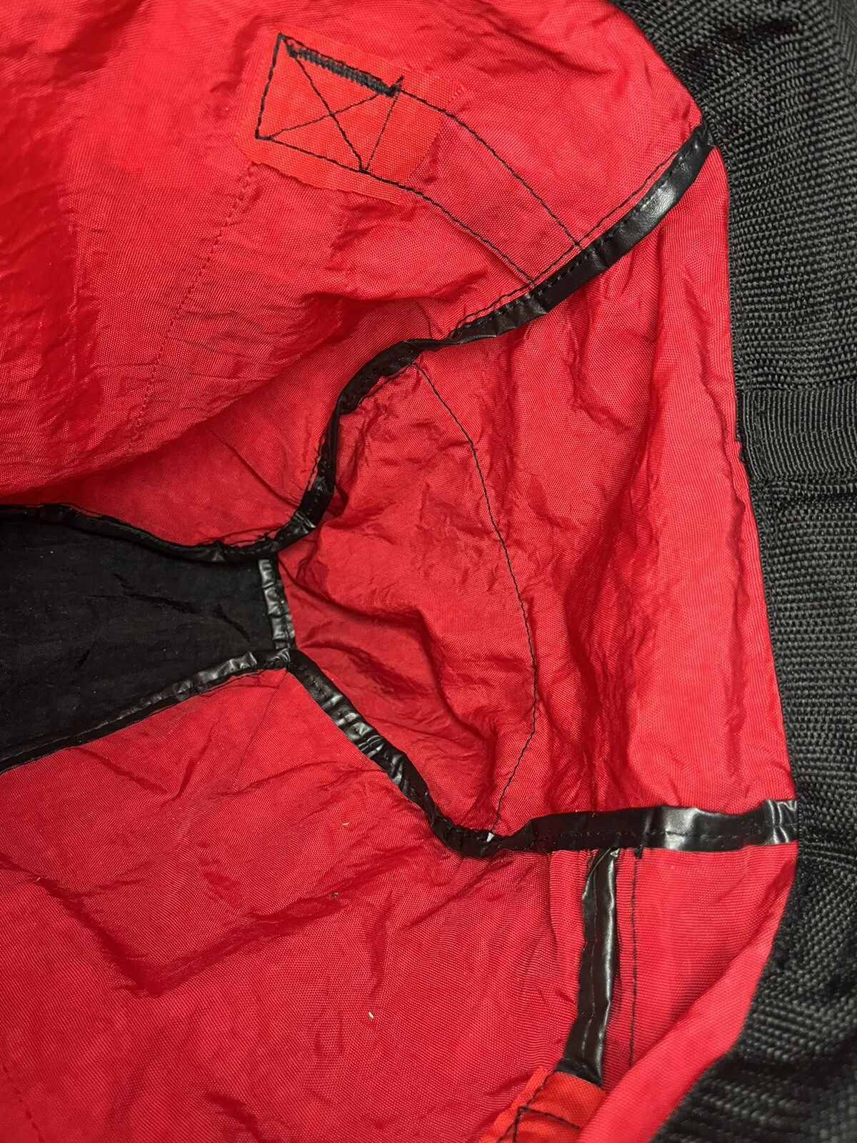 NGG Swiss Edition Tool Bag Top Wide Mouth Contractor Storage Tote Red