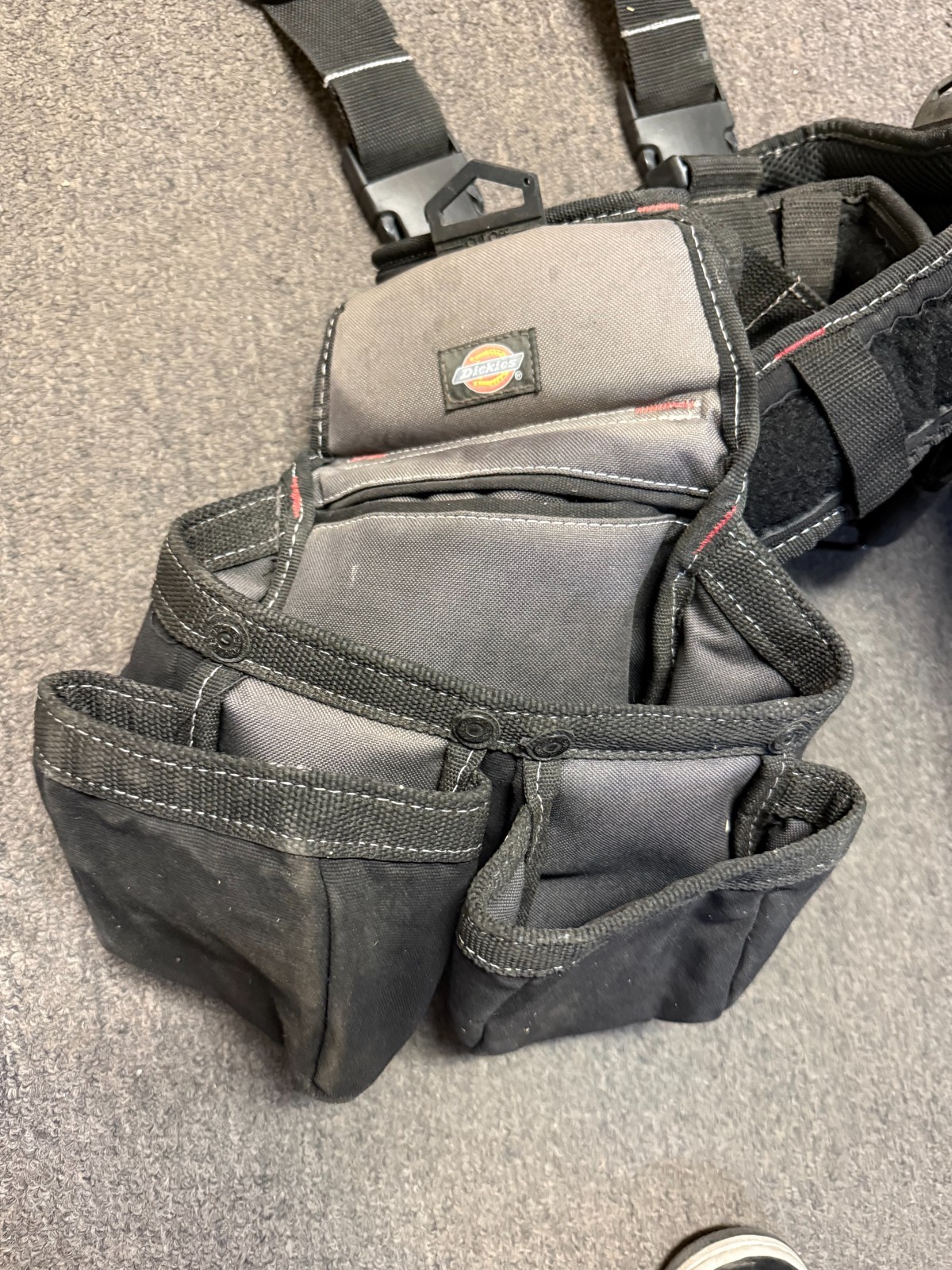 Carpenter Framer Rig Belt Tool Pouch Dickies BLACK