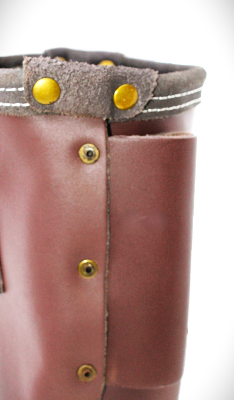 Heavy Duty Oil Tan Leather Iron Worker’s Nuts-Bolts-Nails Tool Pouch Belt Holder