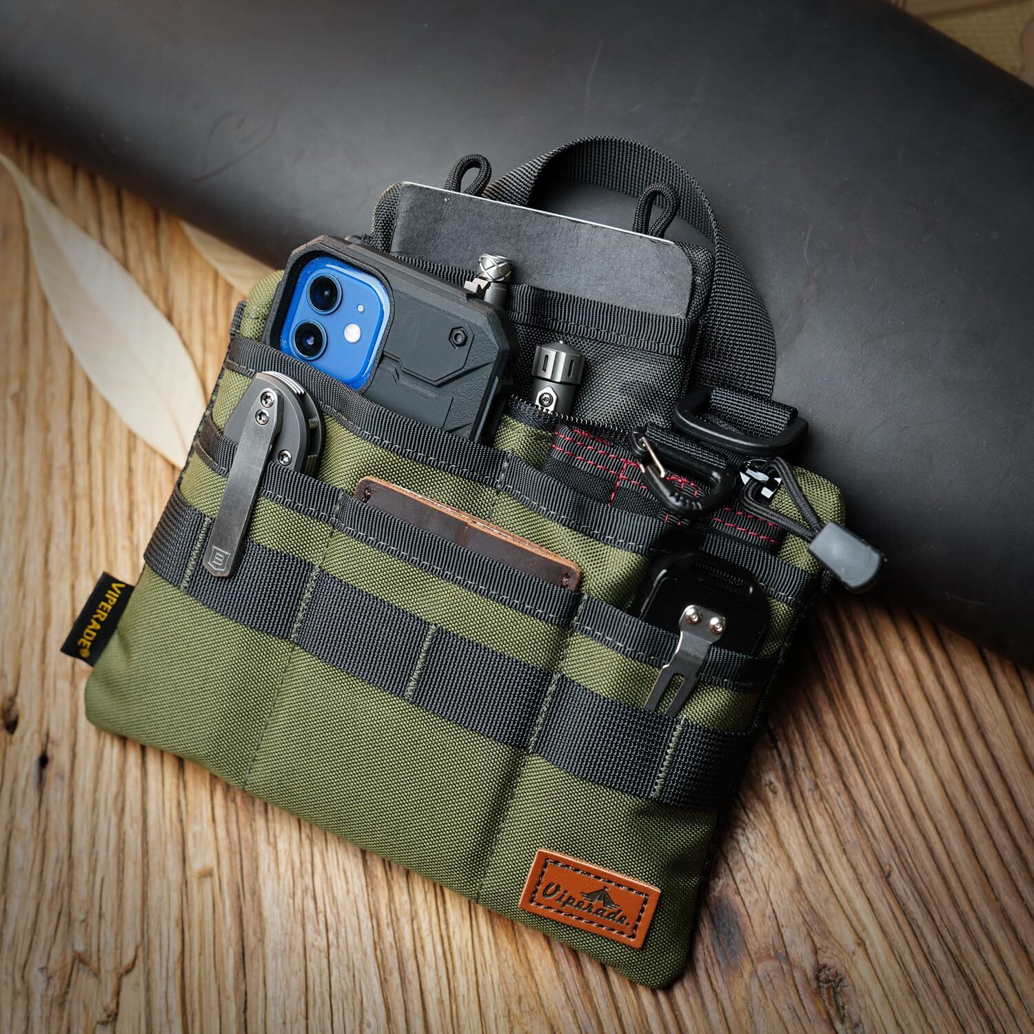 Ve5 Edc Pocket Organizer For Men Edc Pouch With 7 Pockets Nylon Edc Organizer Ed
