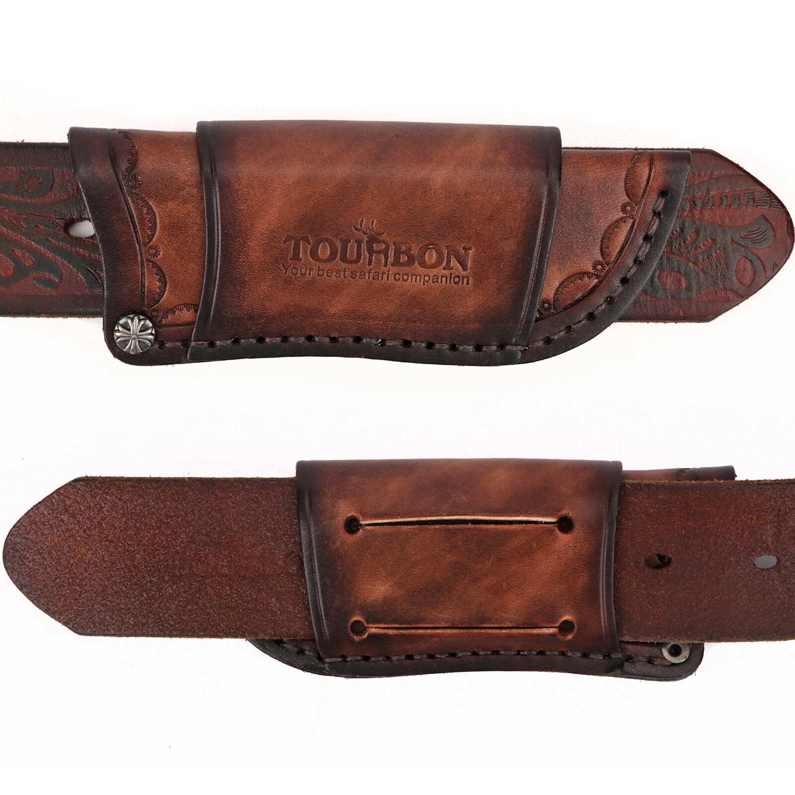 Leather Knife Sheath Fixed Blade Protect Cover Pocket Knives Carrying Belt Pouch