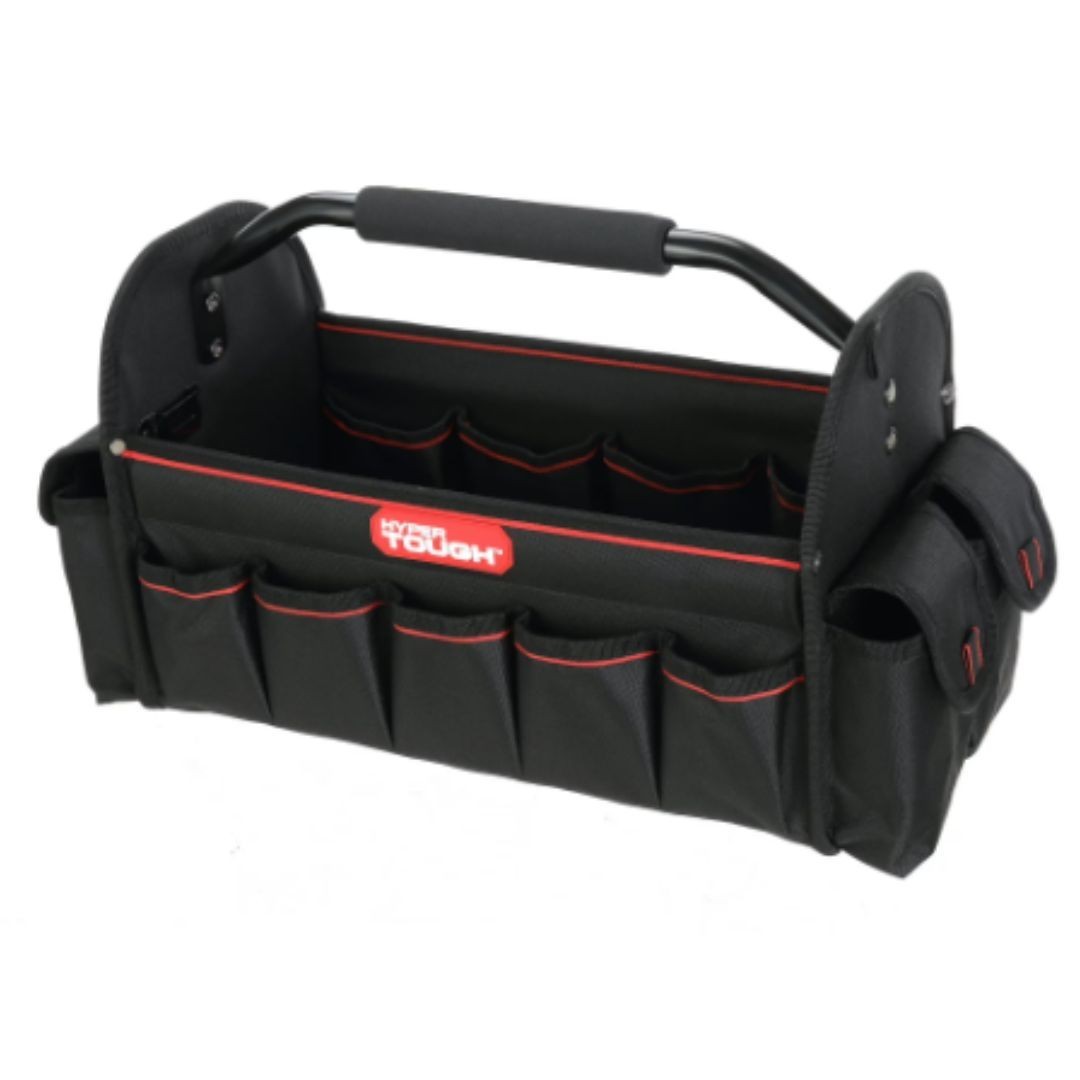 Hyper Tough 16-inch Open Top Tote with Soft Grip Handle TT30126D