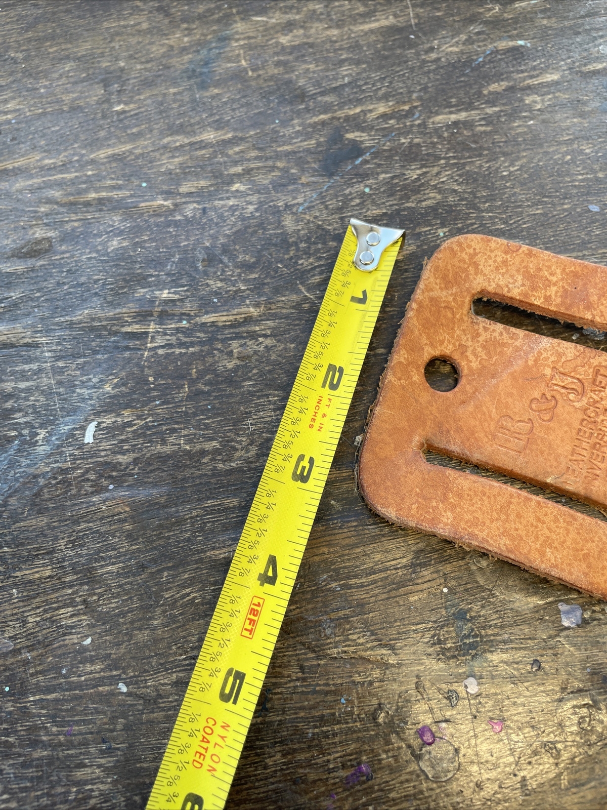 R & J Leathercraft Leather Utility Knife Holder 453** Made in the USA