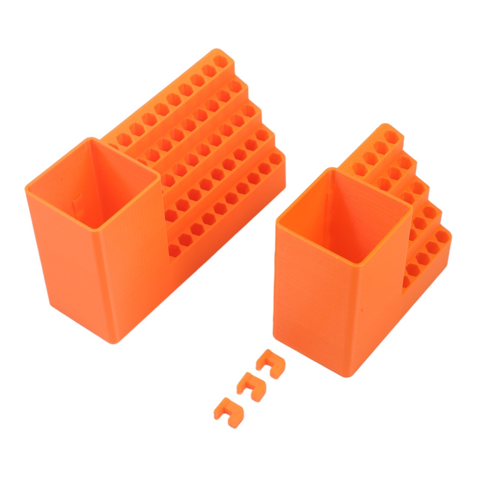 Orange Wall Mount Screwdriver Organizer Heavy Duty 25/50 Hole PP Plastic