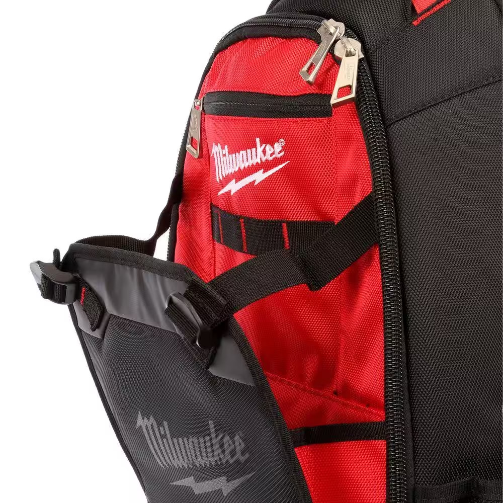 NEW Durable Milwaukee 10in Jobsite Backpack with 12in Zipper Tool Bag 3-PACK