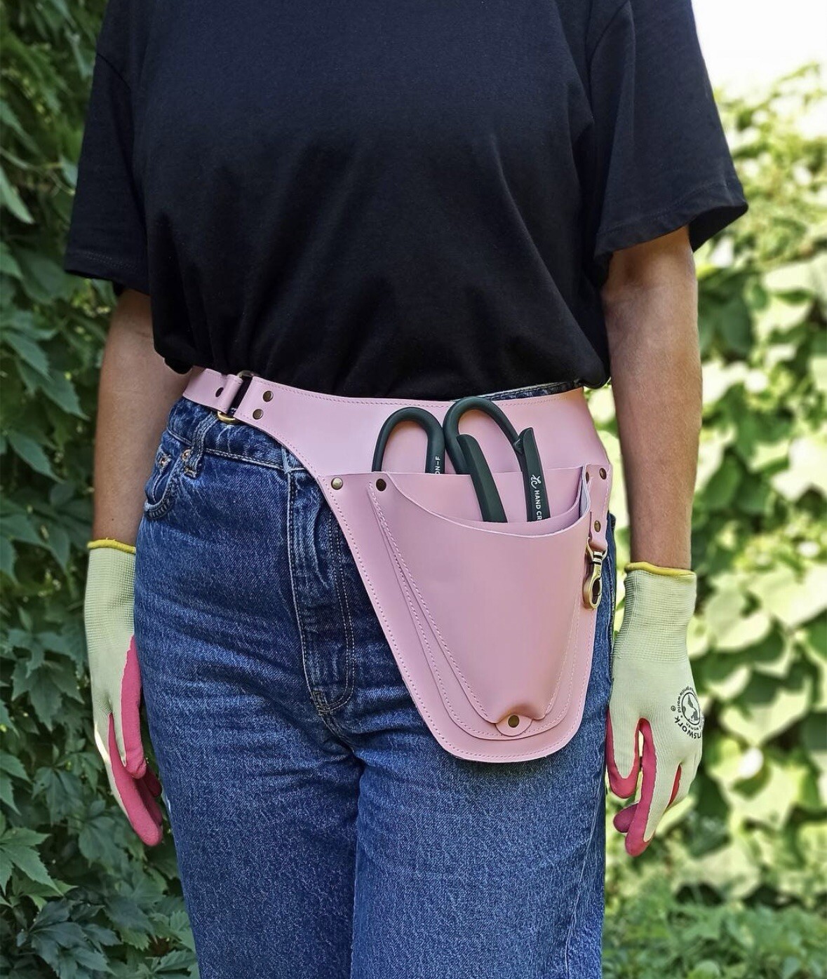 Leather Tool Belt for Florist/Gardener Tool Pouch, Tool Bag Leather Tool Pouch