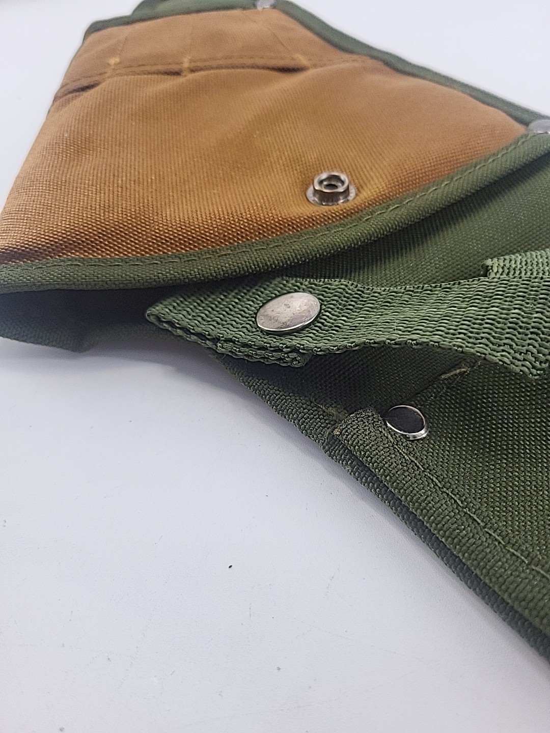 Duck Wear Bucket Boss Canvas Drill Holster Pouch Tool Holder Green Brown