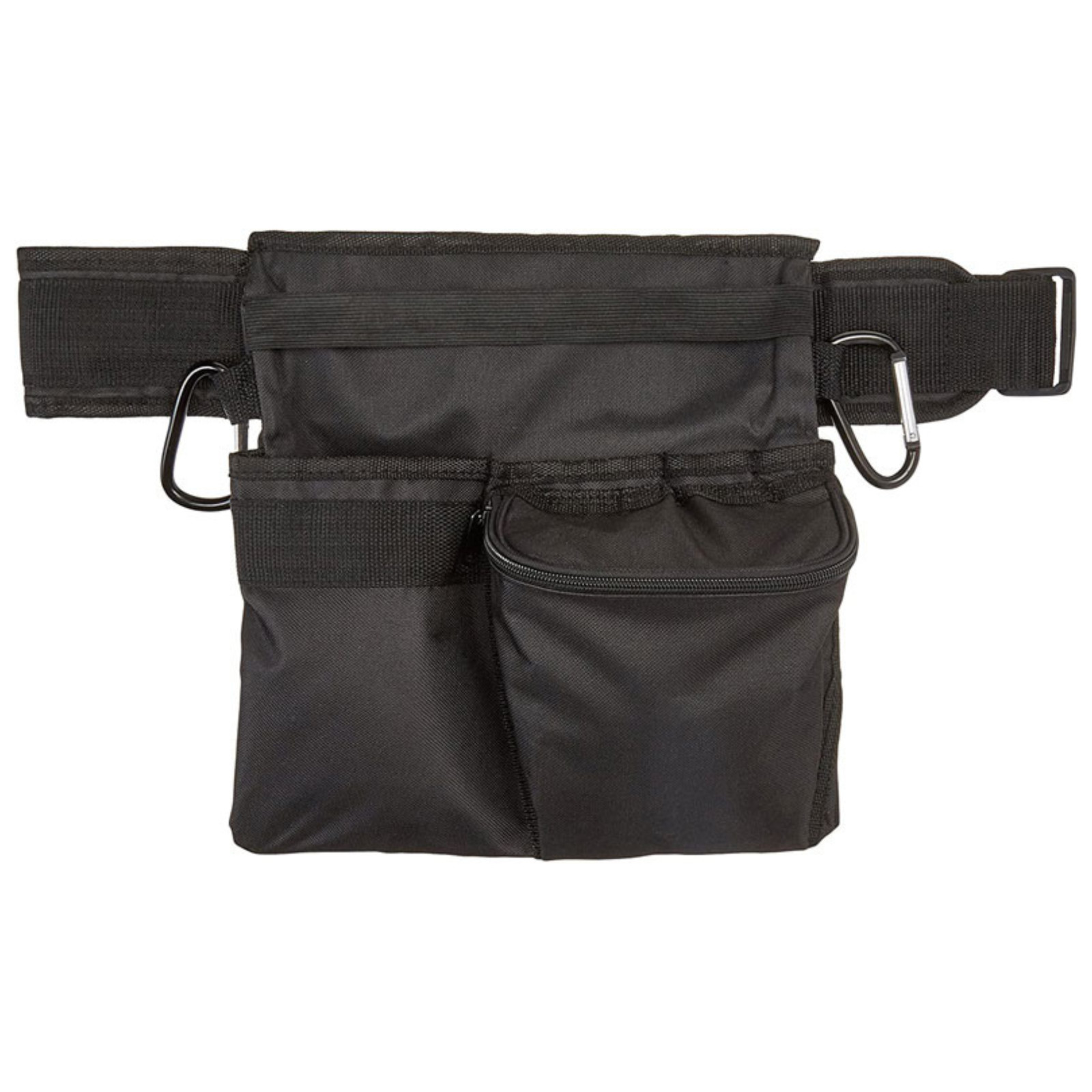 Metal Detecting Utility Belt & Pouch | 3 Pocket + Carabiners Zipper | Camping