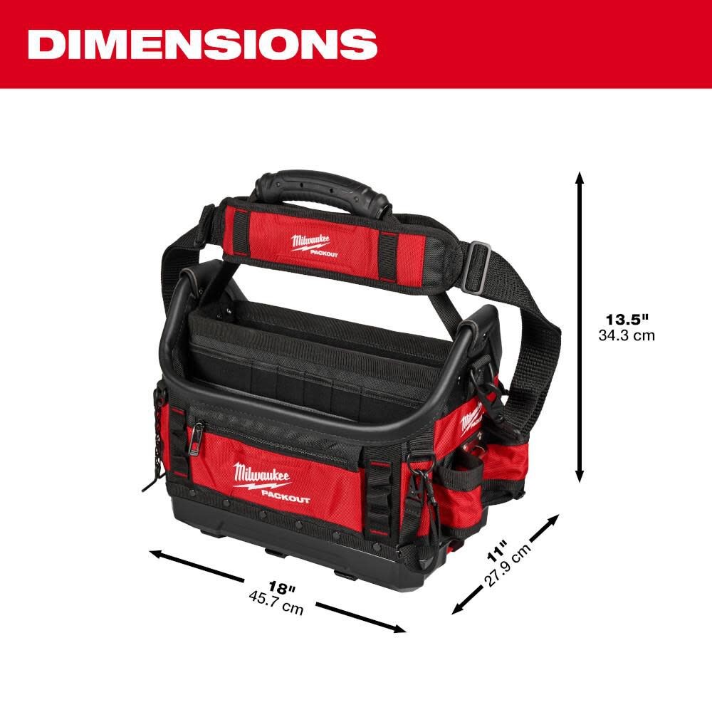 Milwaukee Packout 15 Inch Structured Tote