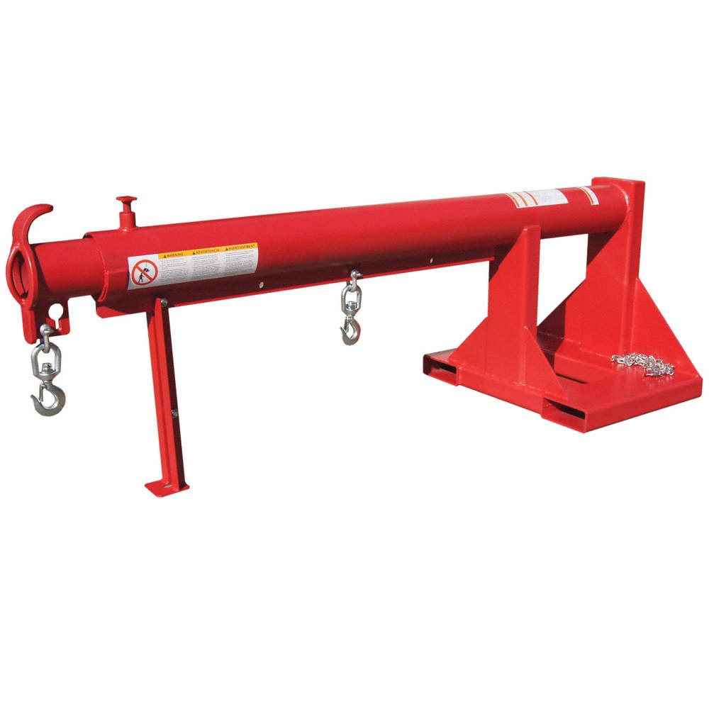 DAYTON 60JC94 Fork Truck Boom,4,000 lb,Red 60JC94