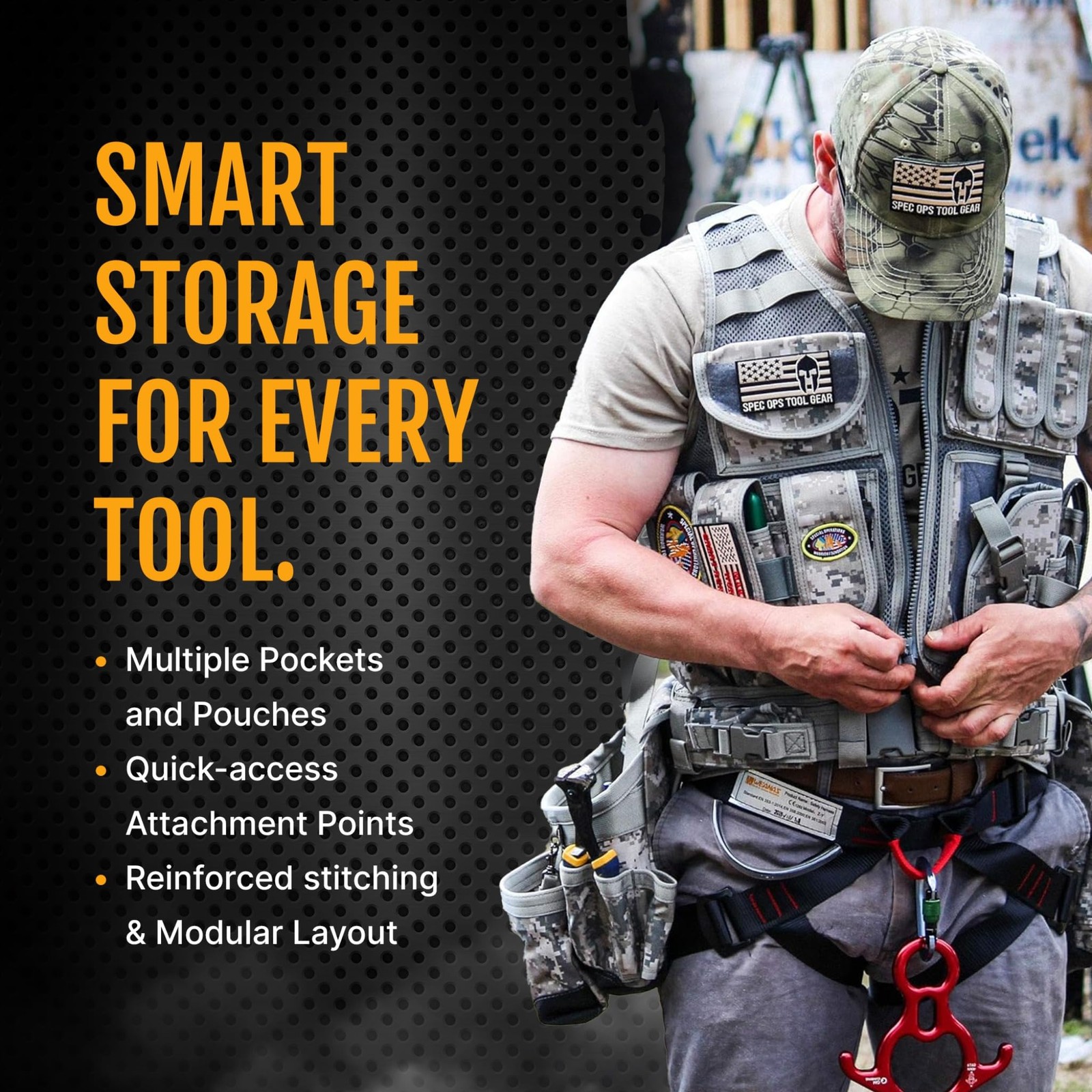 Heavy-Duty Impact Drill Holster – New & Improved Cordless Drill Holder with R…