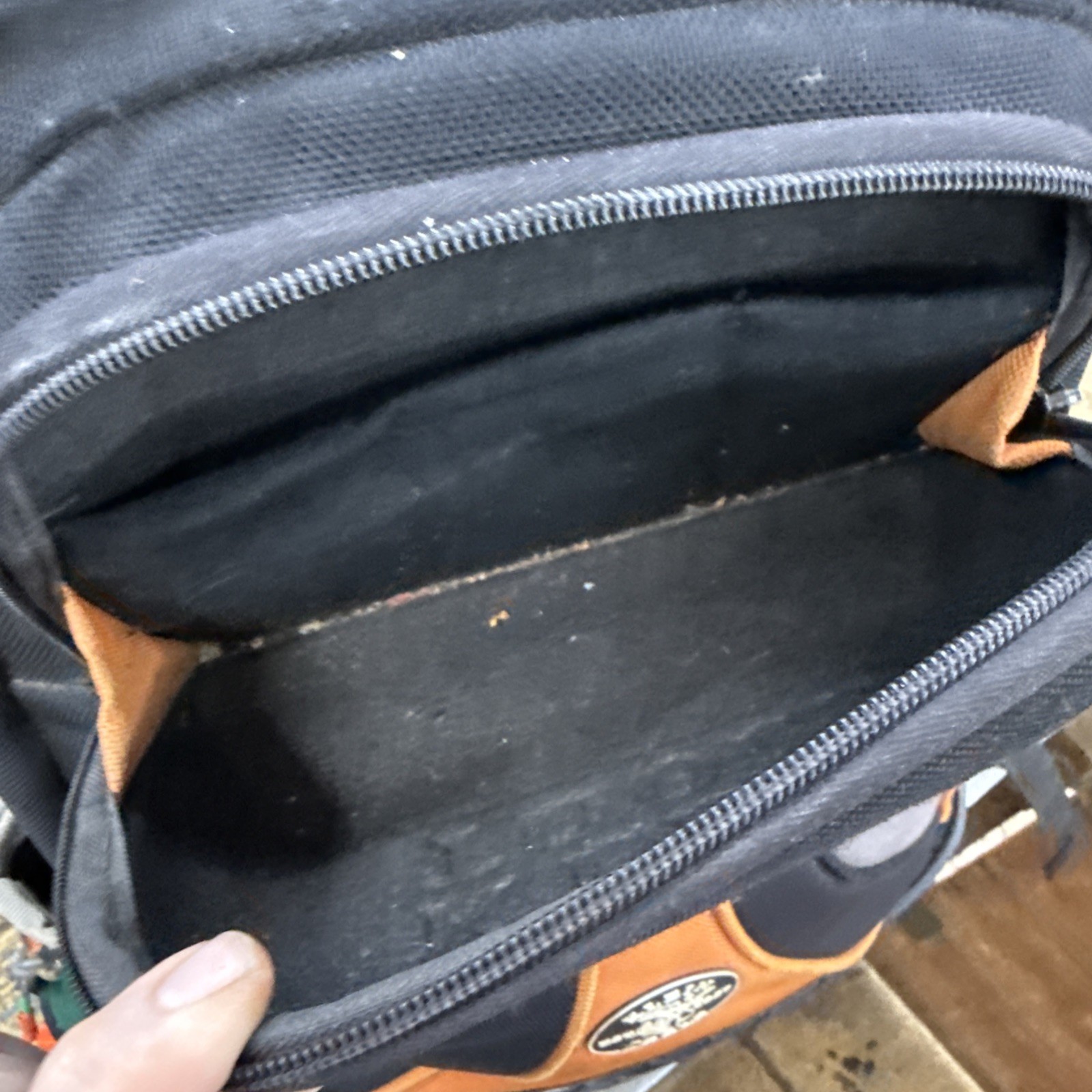 Klein Tools 55475 Tool Bag Backpack: 35 Pockets Tradesman Pro 17.5” + Tools Lot