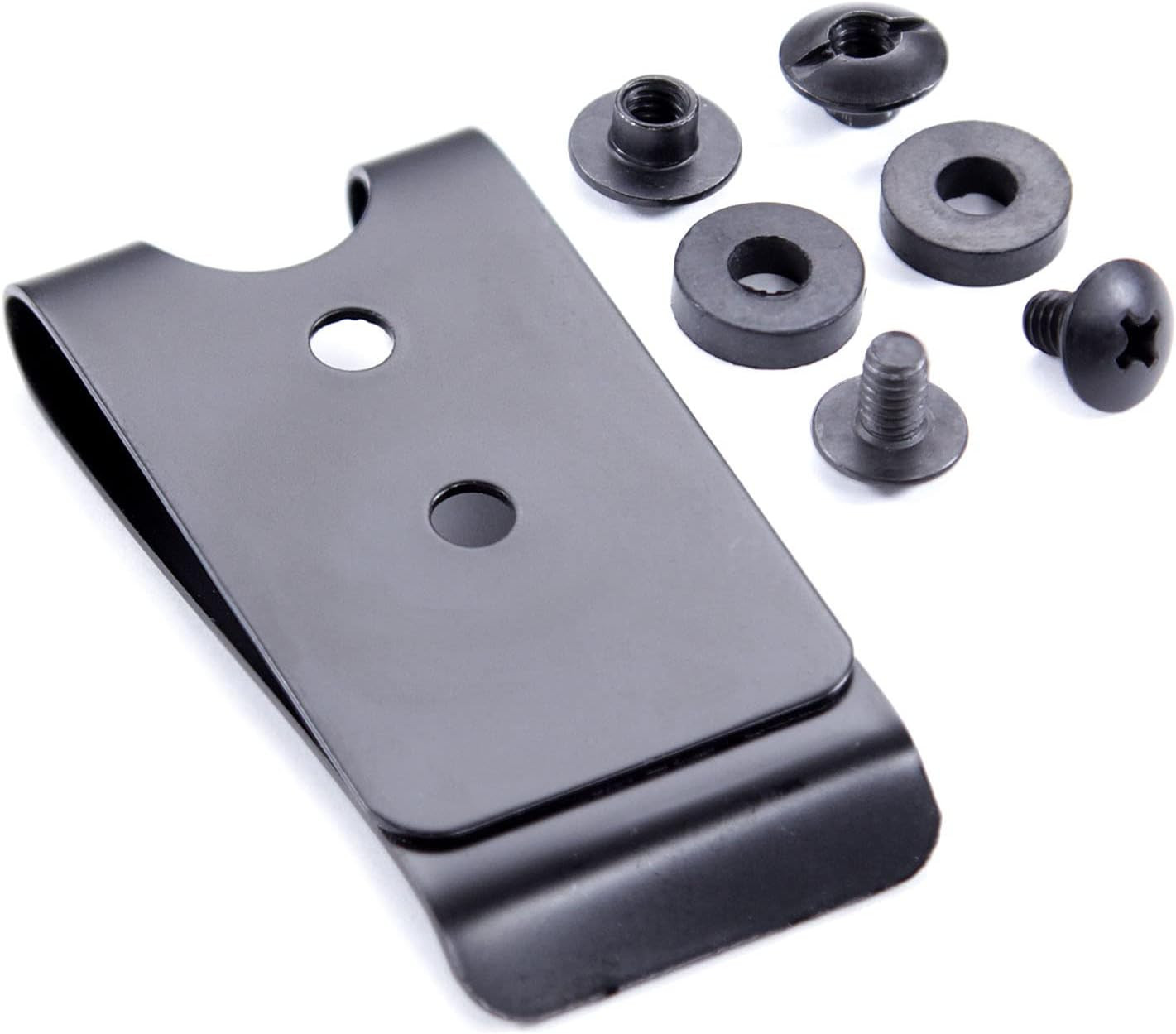 Universal Metal Belt Clip Fits Up to 2 Inch Belts with Mounting Hardware