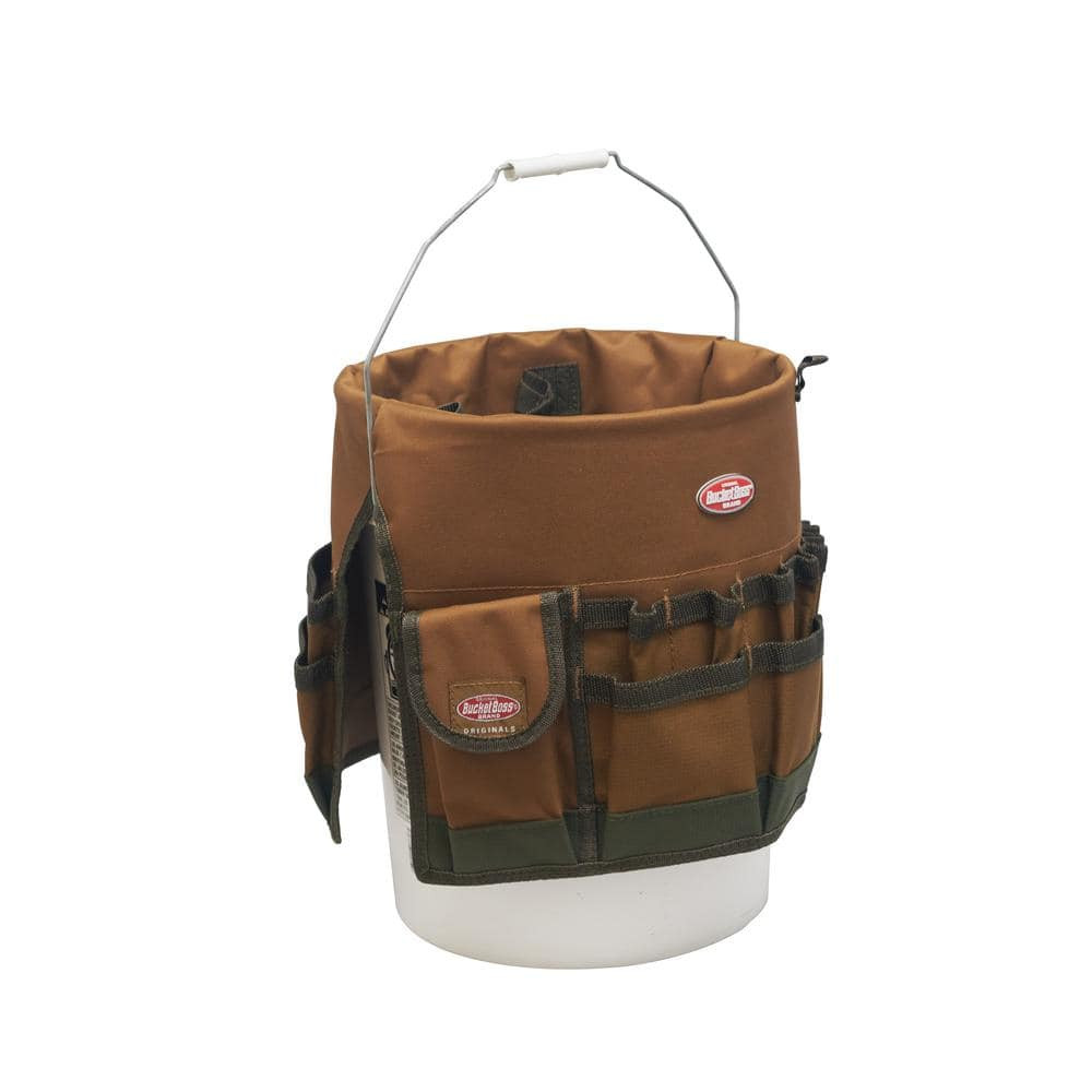 Bucketeer 5 Gal. Bucket Tool Organizer in Brown