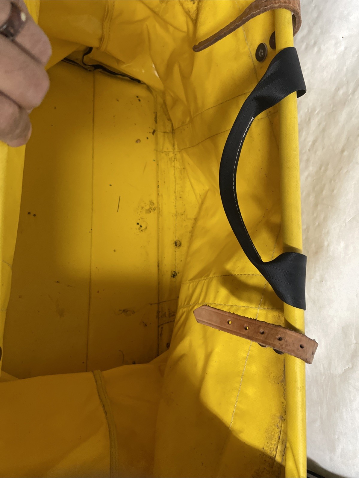 Bashlin Industries Yellow Vinyl Waterproof Tool Bag Extra Large 11DC