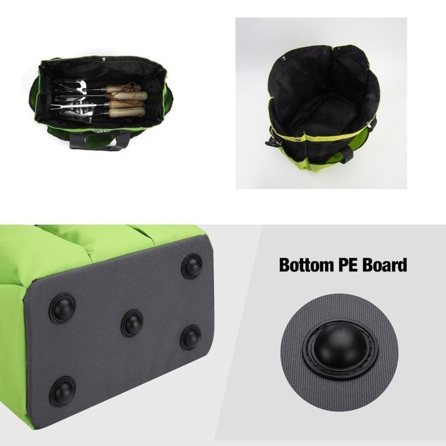 Heavy-Duty Gardening Tool Tote Bag -Durable And Stylish 600D Polyester Organizer