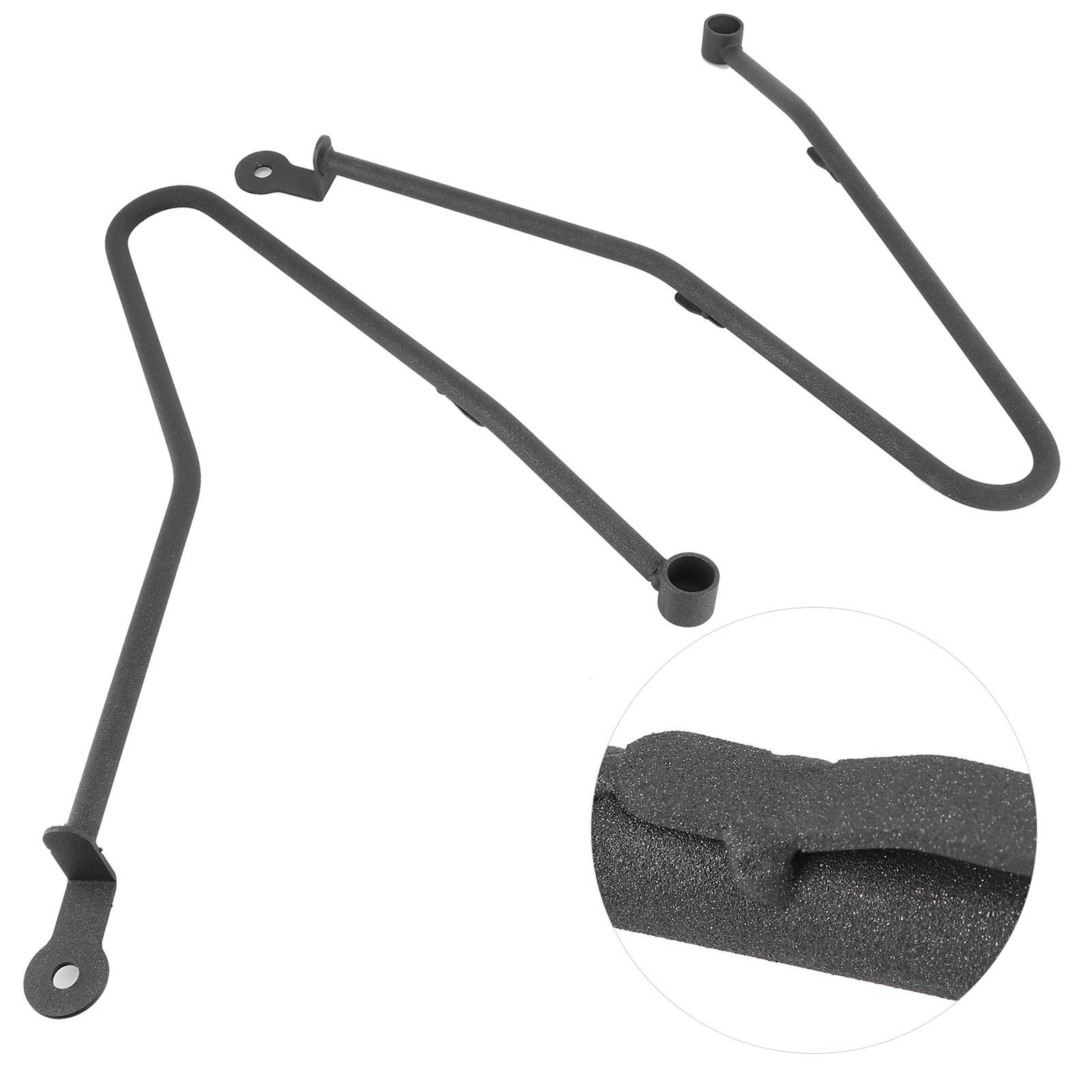 Motorcycle Saddlebag Support Bars Bracket, Acouto for Saddle Bags saddlebag
