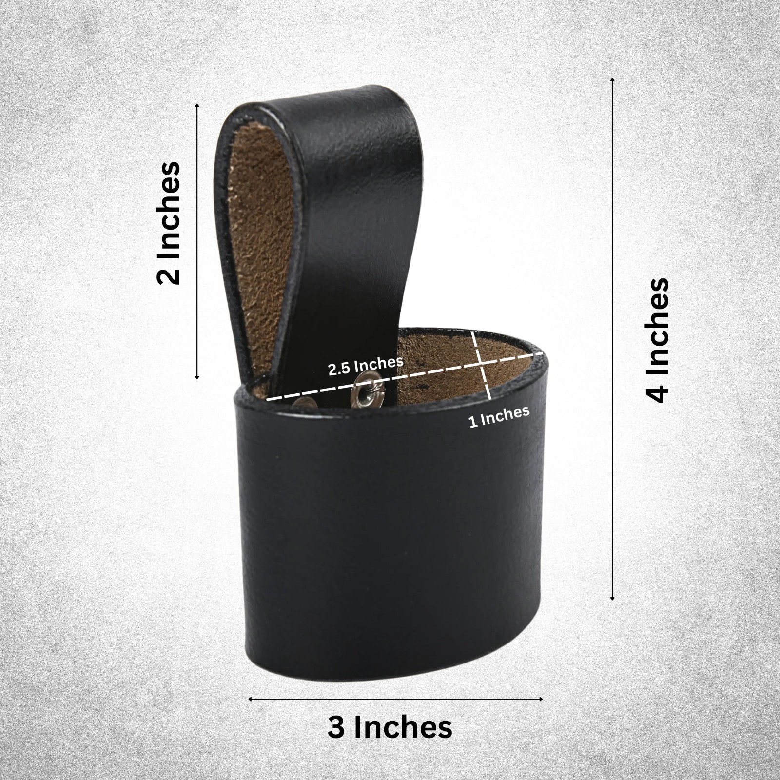 N! Axe Carrier with Belt Loop Thick Leather Cover for Hunting Camping and Hiking