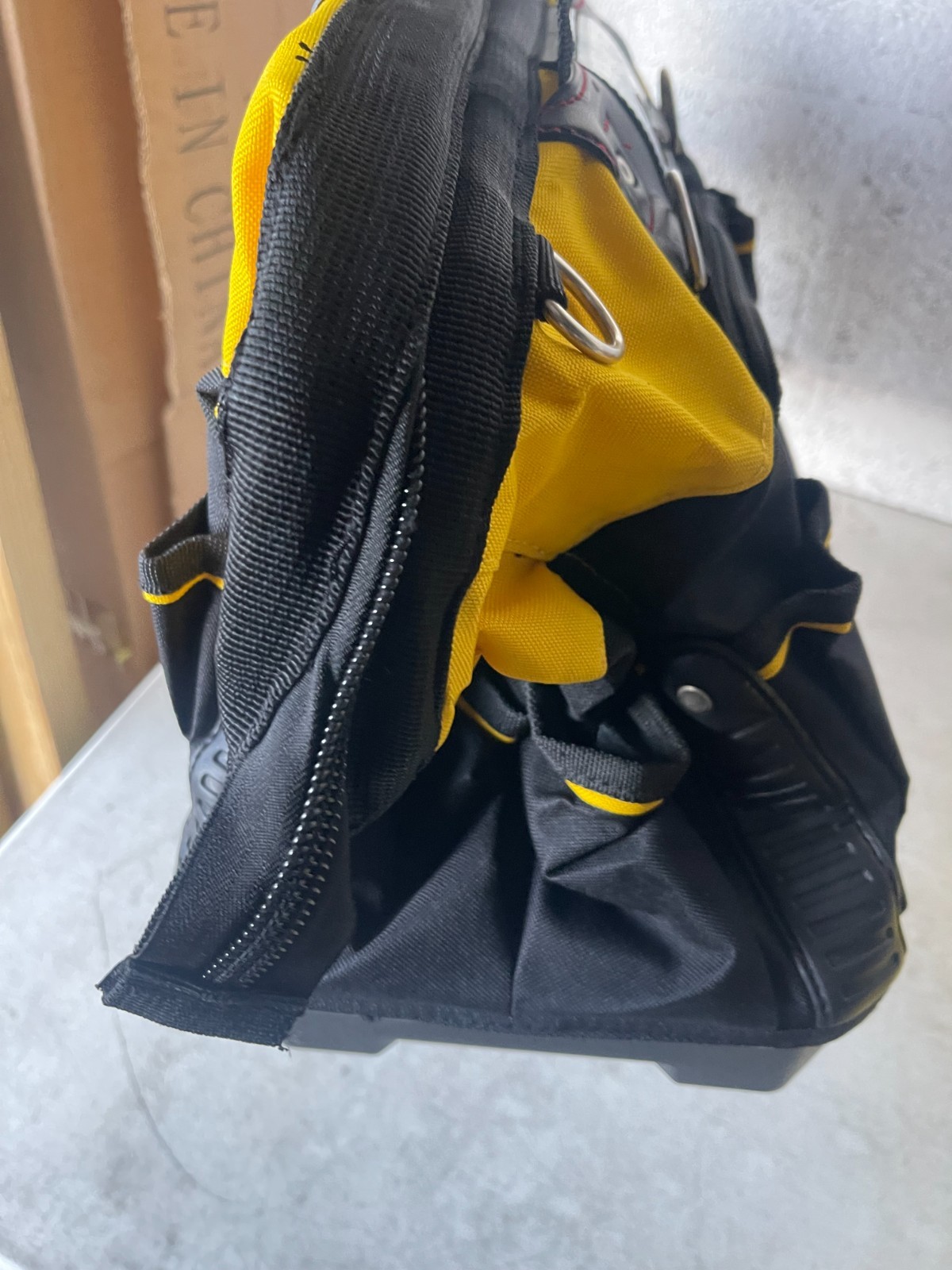 Stanley FatMax Technician Tool Bag Heavy Duty Hard Base Organizer NEW 18″