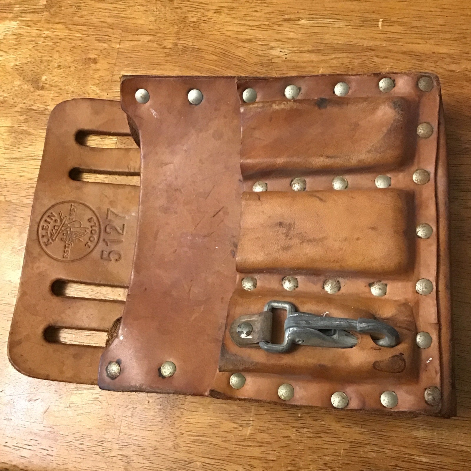 Lot Of 3 Leather Tool Belt Pouches Nicholas 423R Klein 5127