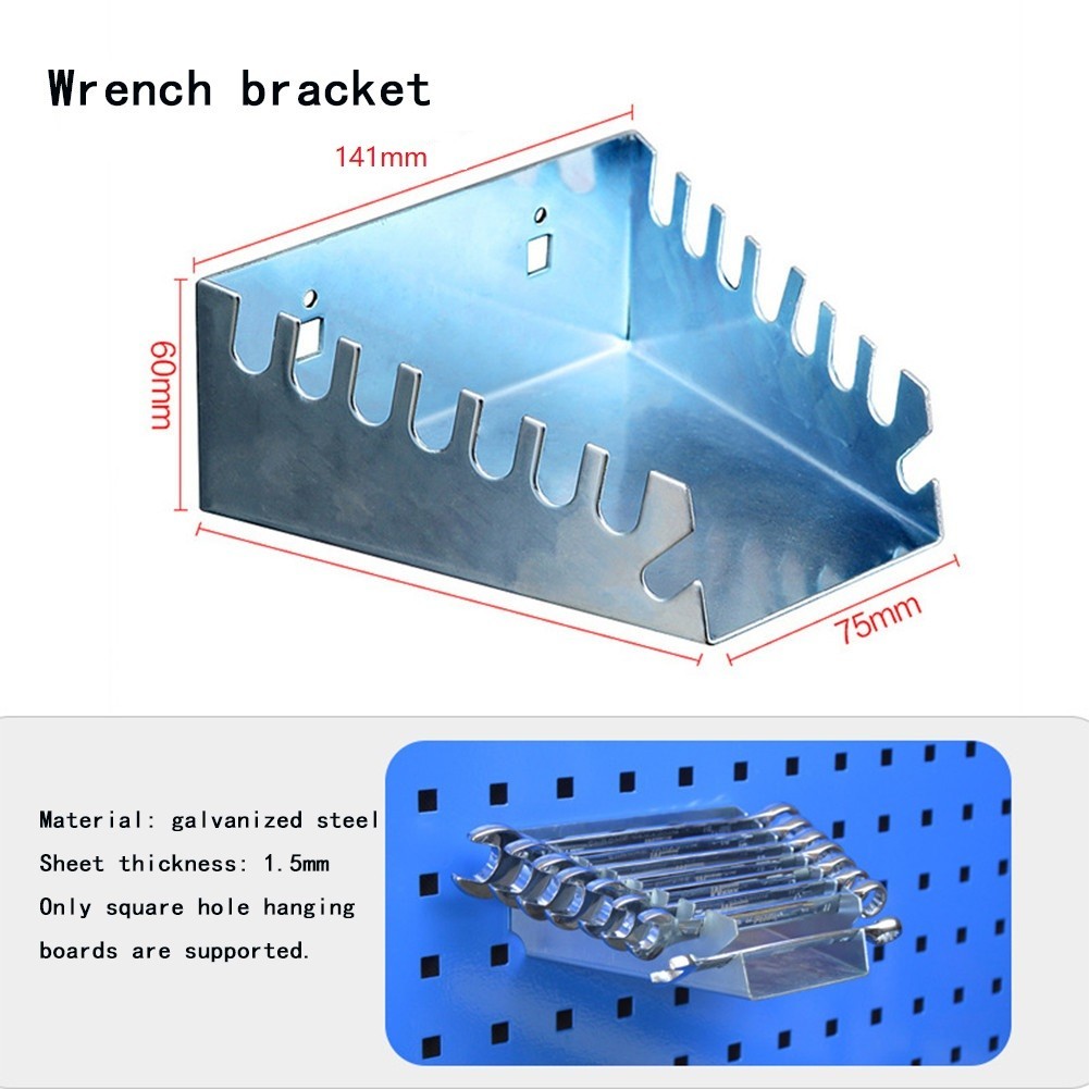Storage Rack Tool Hanging Hardware Orifice Rack Screwdriver Wall-mounted
