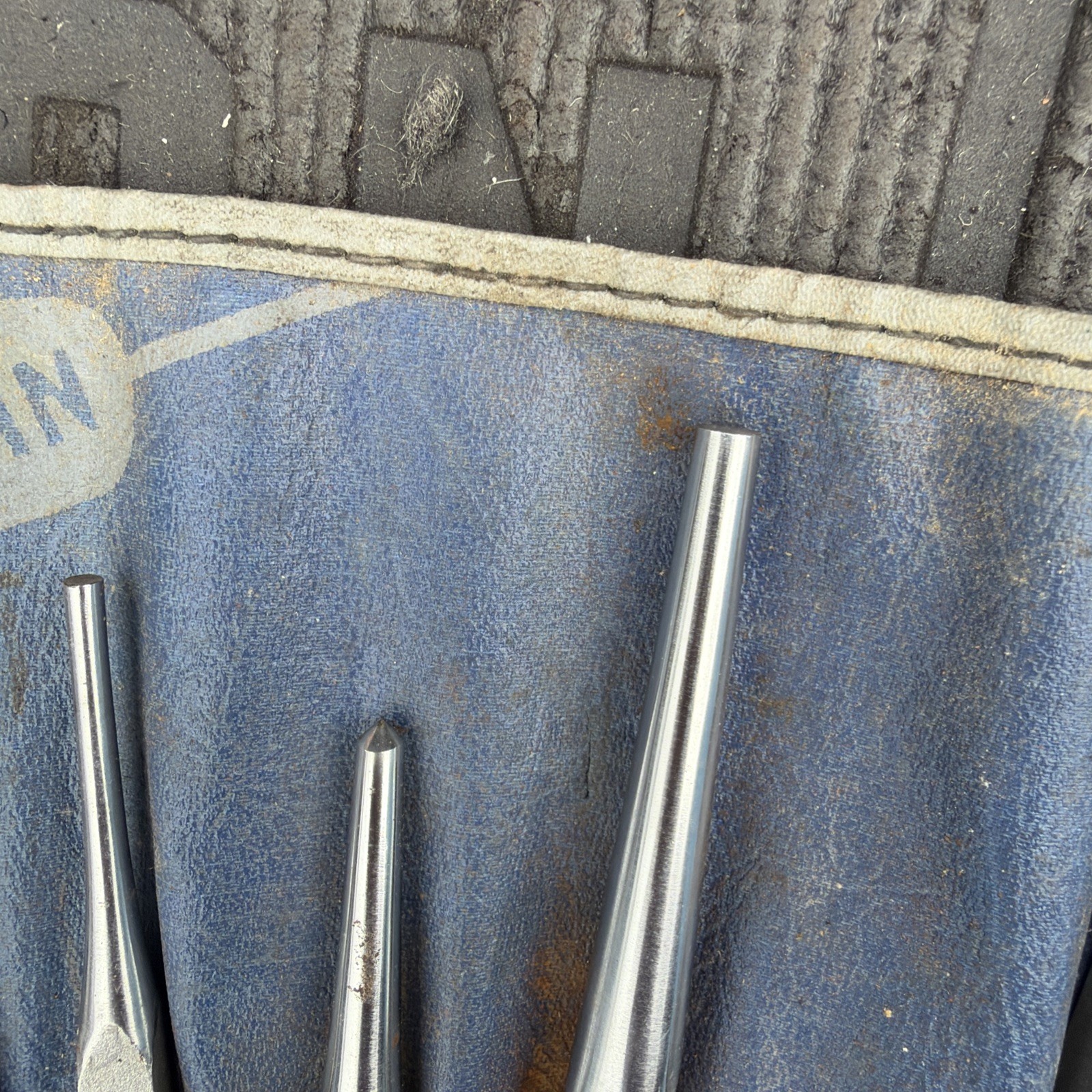 Rare Sears Craftsman USA Rollup Pouch Punch Chisel Circle G Lectrolite See Notes