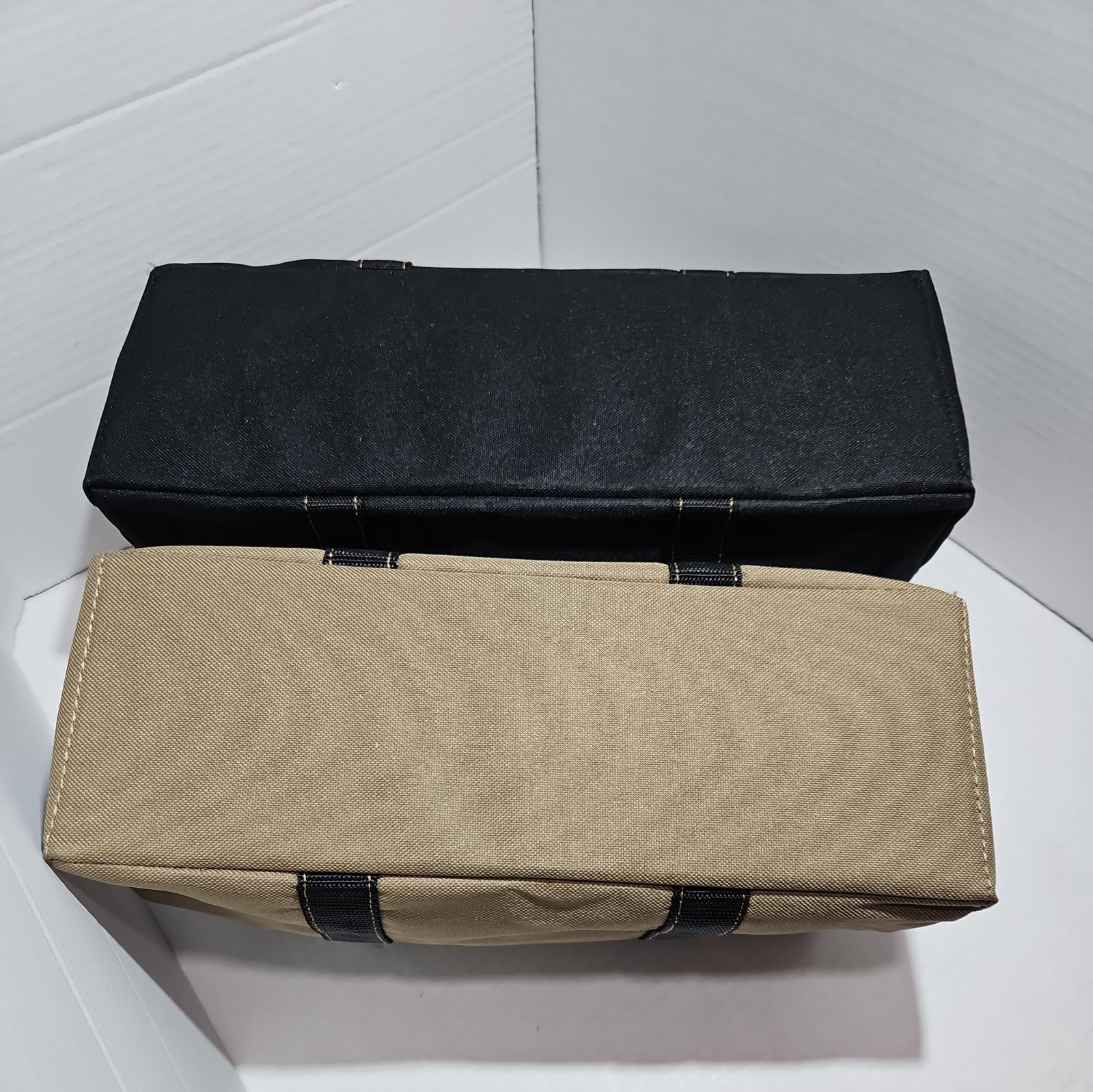 2 multi-purpose bags CLC Work Gear Tool Works Black and Tan Zipper Closure