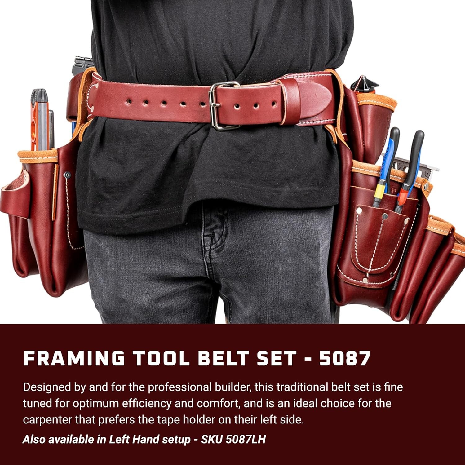 Occidental Leather 5087M Framing Tool Belt Set