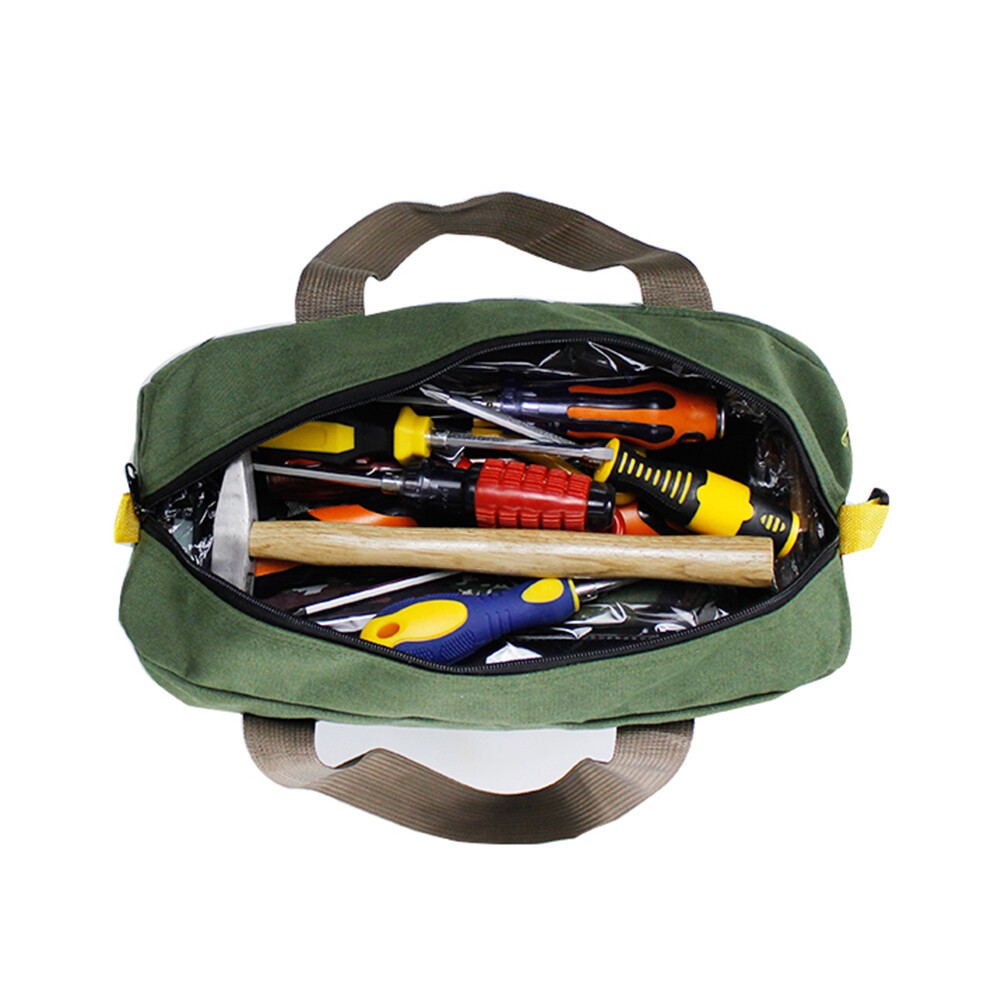 Canvas Tool Bag Heavy Duty Carry Tote Storage Work Utility Mechanics Waterproof