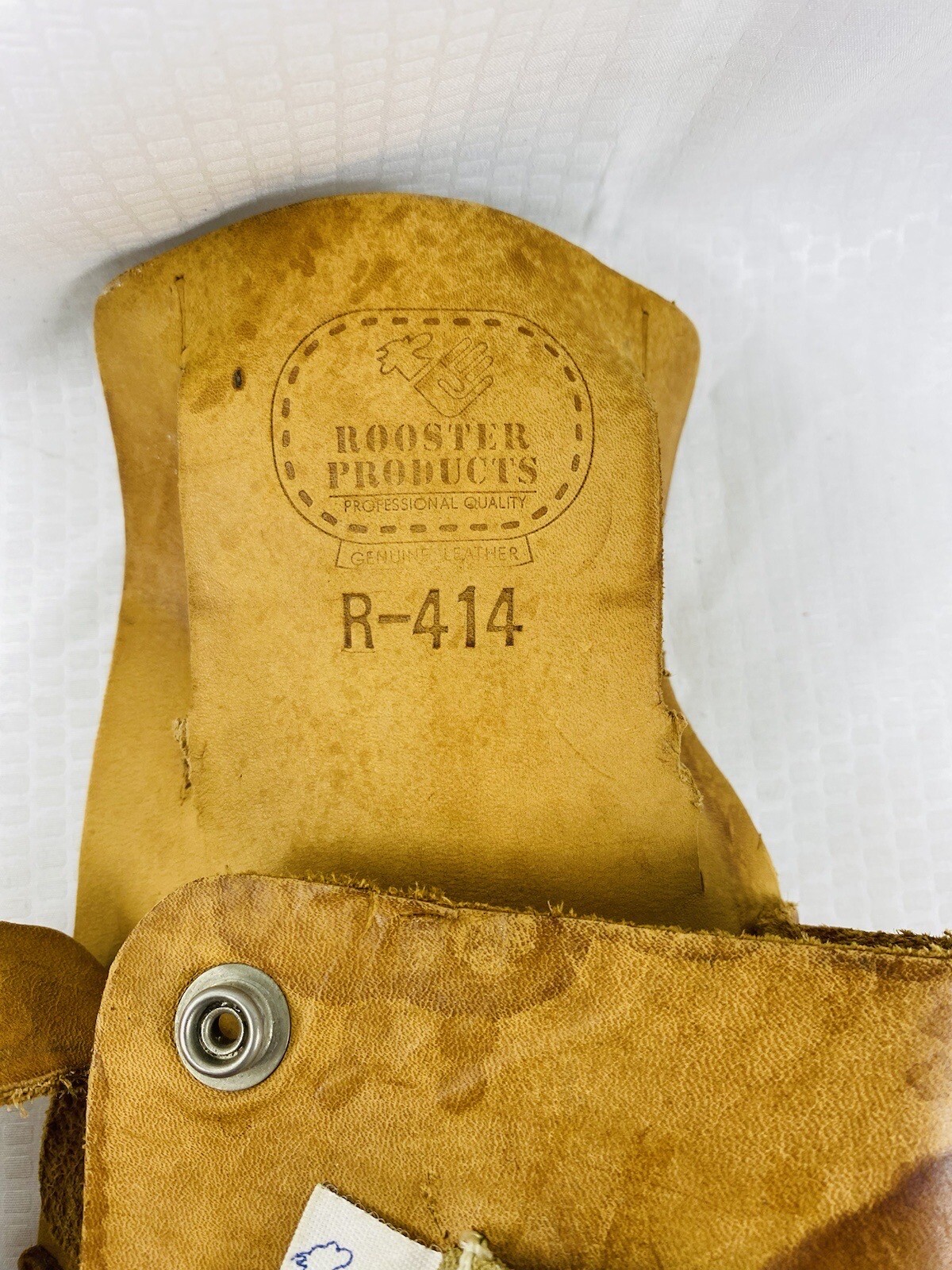 Rooster Products Genuine Leather Drill Construction Tool Holster, R–414 – READ
