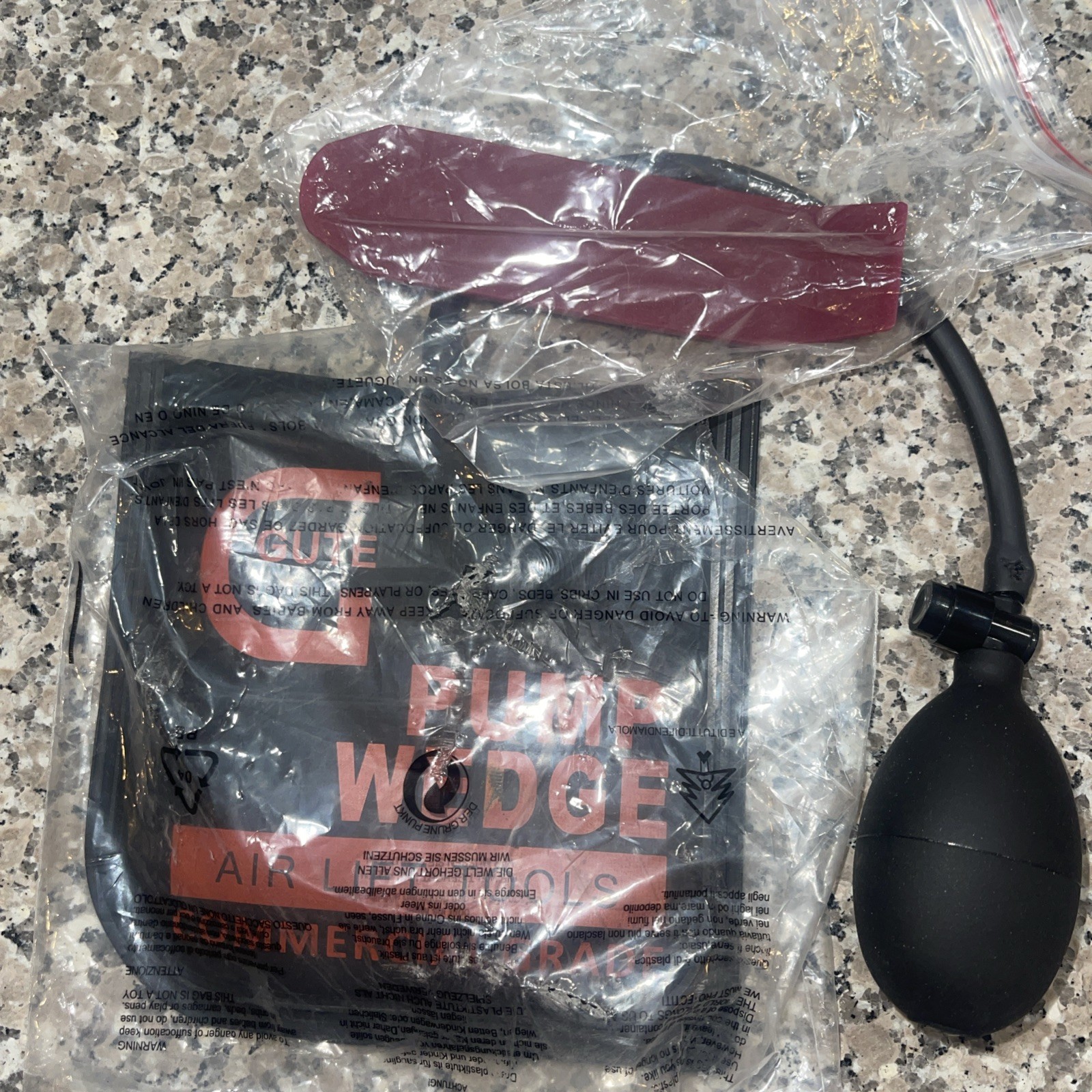 Air Wedge Bag Pump 1 Pack Commercial Inflatable Air Wedge Bag Tool Professional