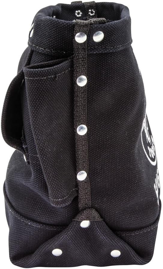 Durable Flame-Resistant Canvas Bolt Bag, 5x10x9-Inch with Tunnel Loop Connection