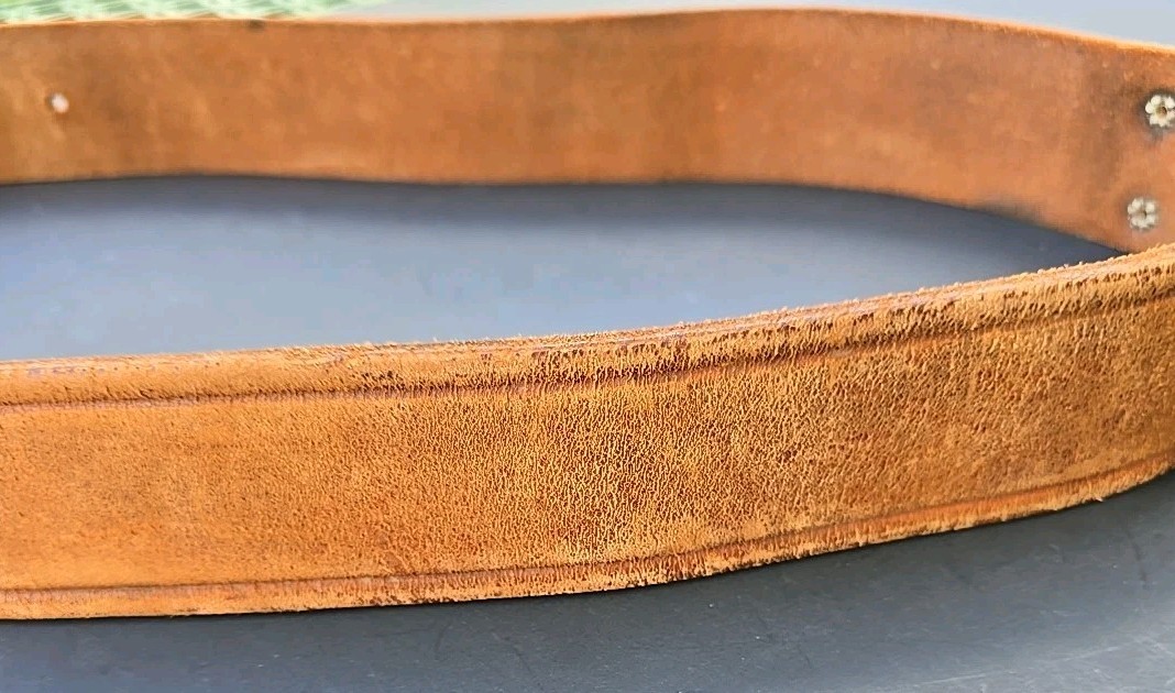 Vintage W. M. Bashlin Co. Linesman Tool Belt, #628-46 100% Distressed Leather