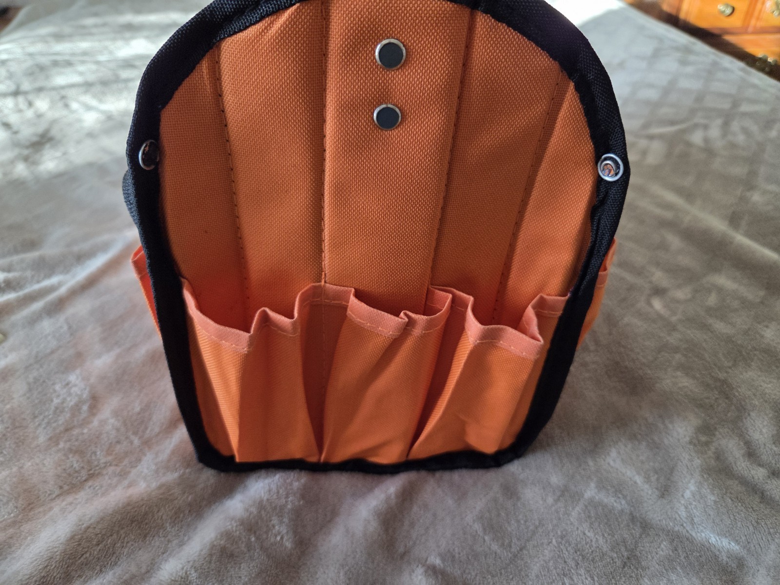 Torelli 12.5 in Collapsible Tool Bag INV00710 Orange Black 14 Exterior Pockets