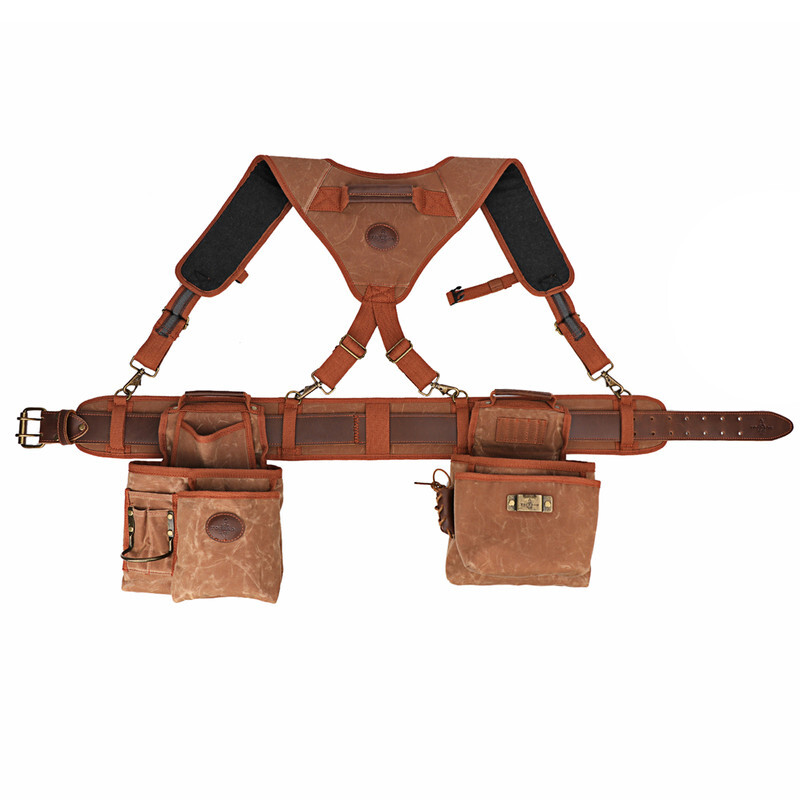TOURBON Workshop Electrician Carpenter Heavy Duty Tool Carry Wearable Detachable