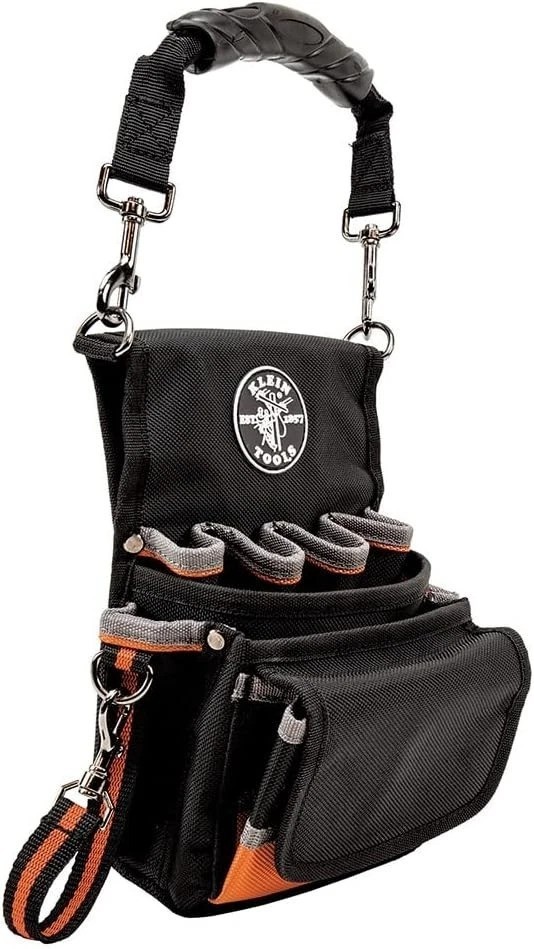 Professional 9-Pocket Tool Pouch with Reinforced Bottom for Job Site Efficiency