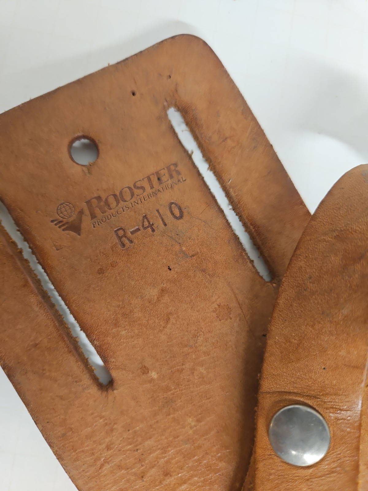 Vintage Leather Rooster R-410 Drill holster