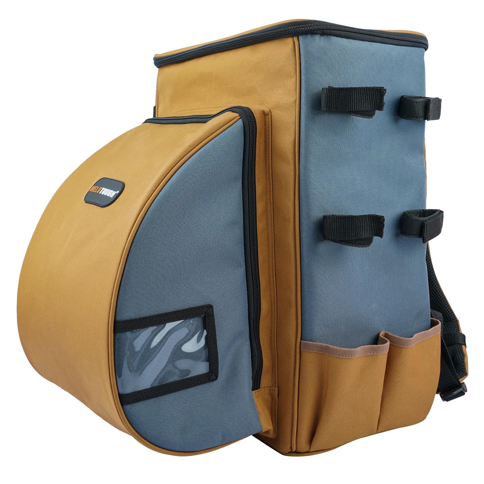 MELOTOUGH Welding Backpack for Tools and 8 x 13.98 x 18.9 inches, Khaki