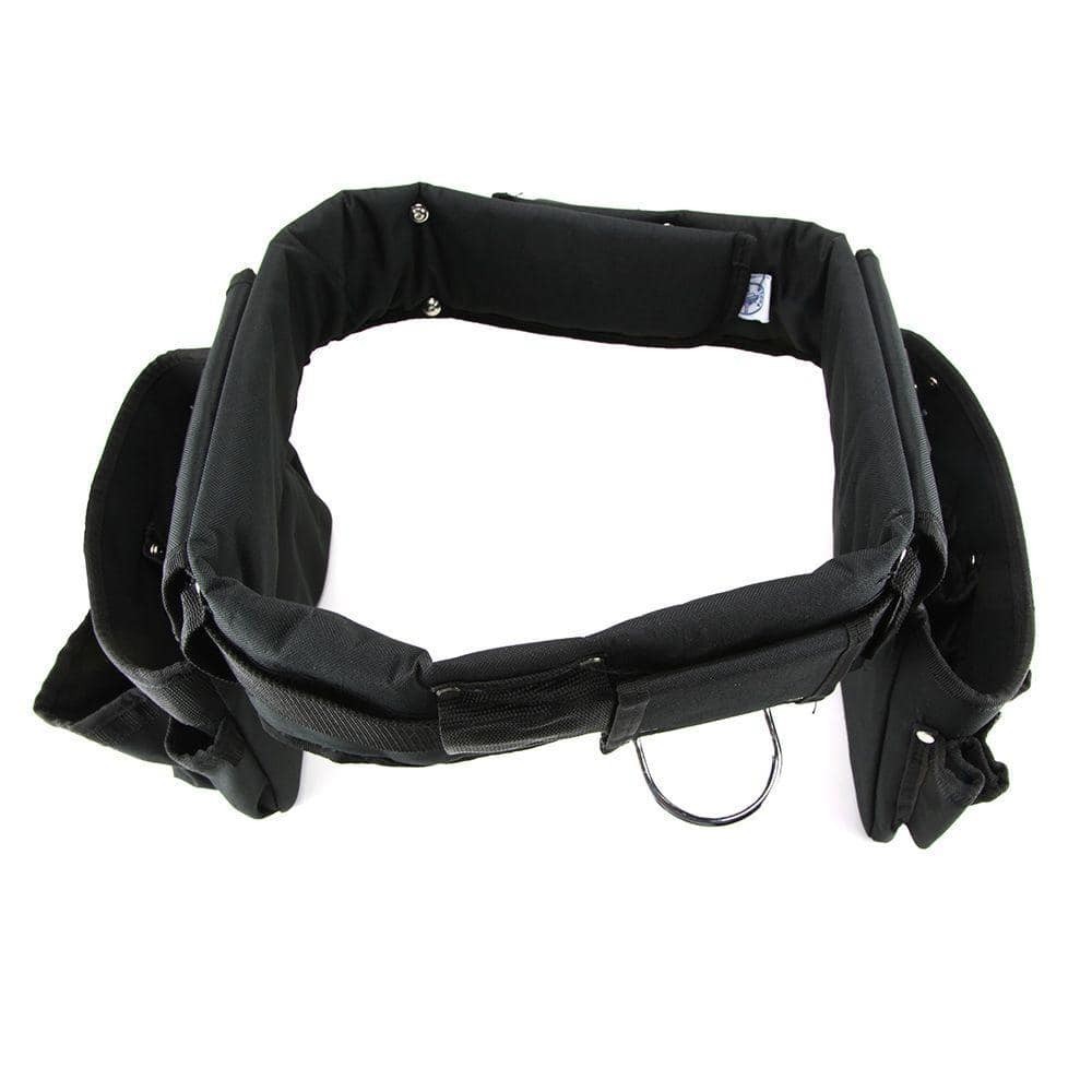 NEW Black Nylon Electricians Tool Belt Contractor Bag Pouch Storage Klein Tools