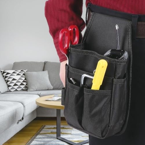 Electrician Tool Waist Bag – 600D Polyester – Mini Belt Pocket – Heavy Duty