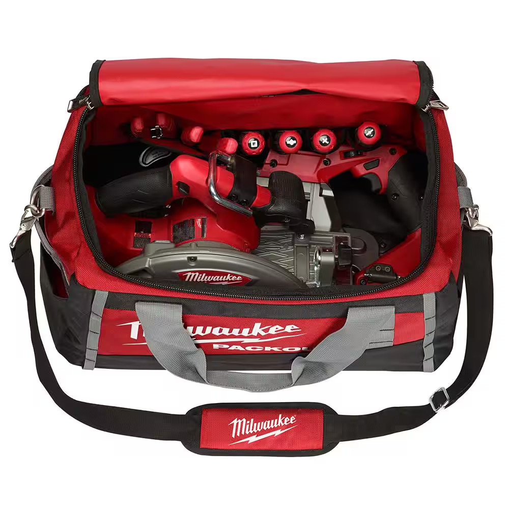 20 In. PACKOUT Tool Bag/Tote with Zipper Tool Bags in Multi-Color (3-Pack)