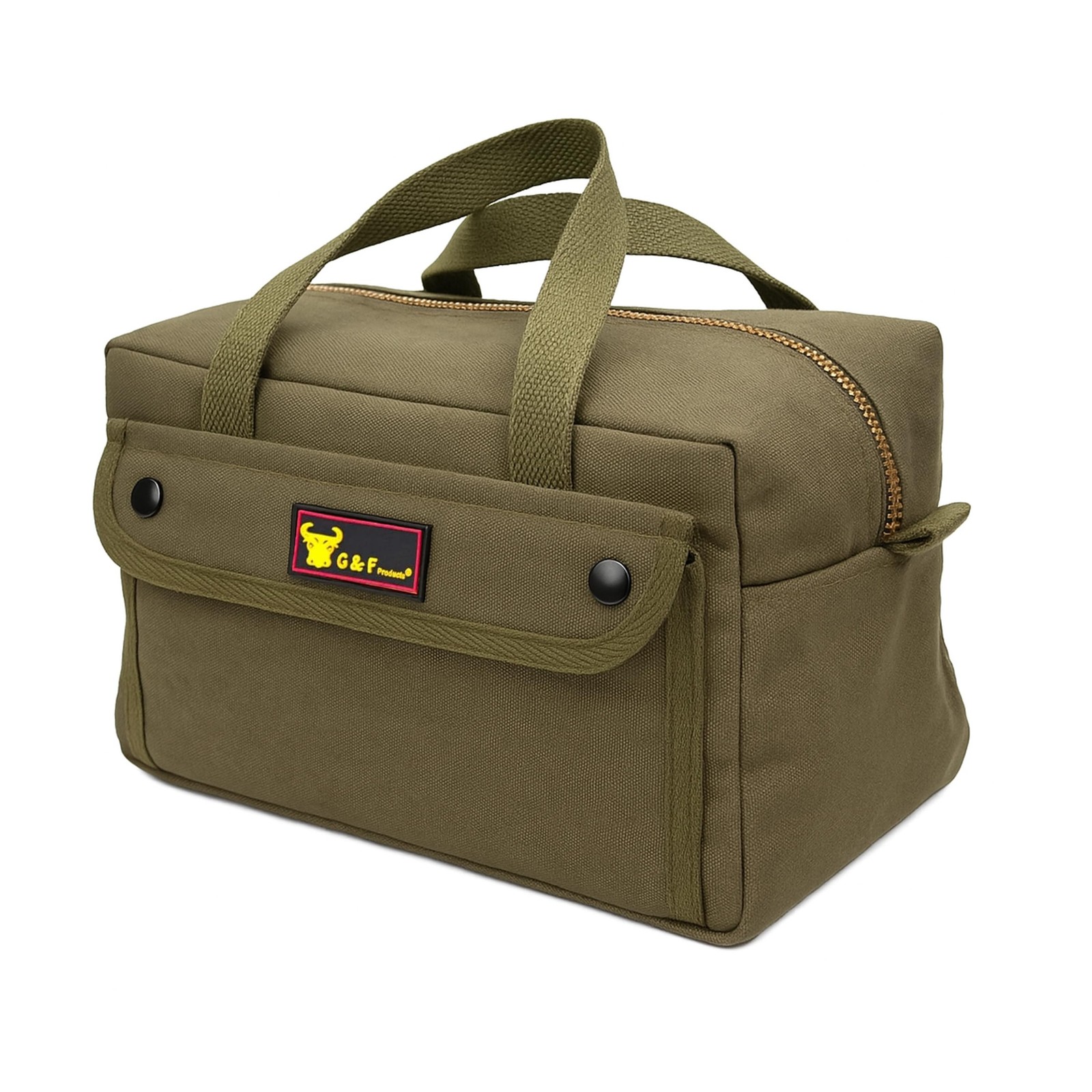 Waxed Canvas All Purpose Military Style Duffle Bag, Water-Resistant, Adjustab…