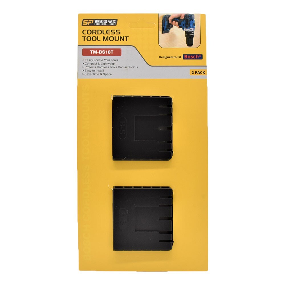 Superior Parts TM-BS18T Aftermarket Bosch 18V Tool Mount – 2/Pack