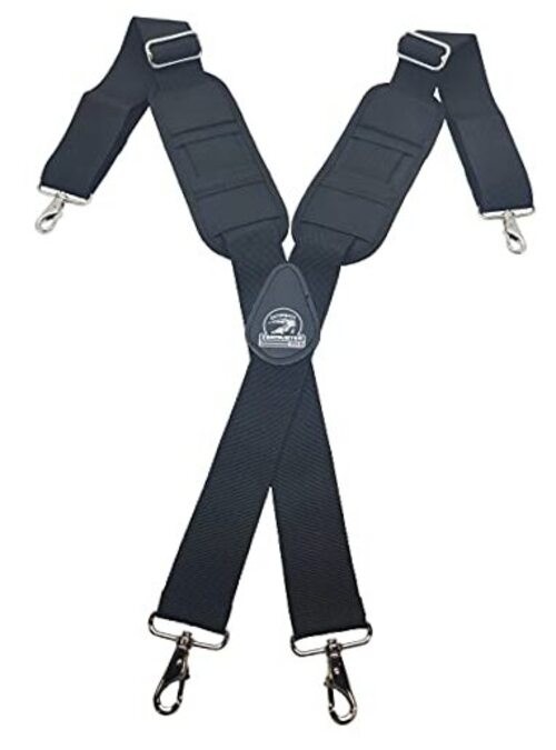 B606 Molded Air Channel Suspenders w/Spring Hooks. Extreme Comfort and