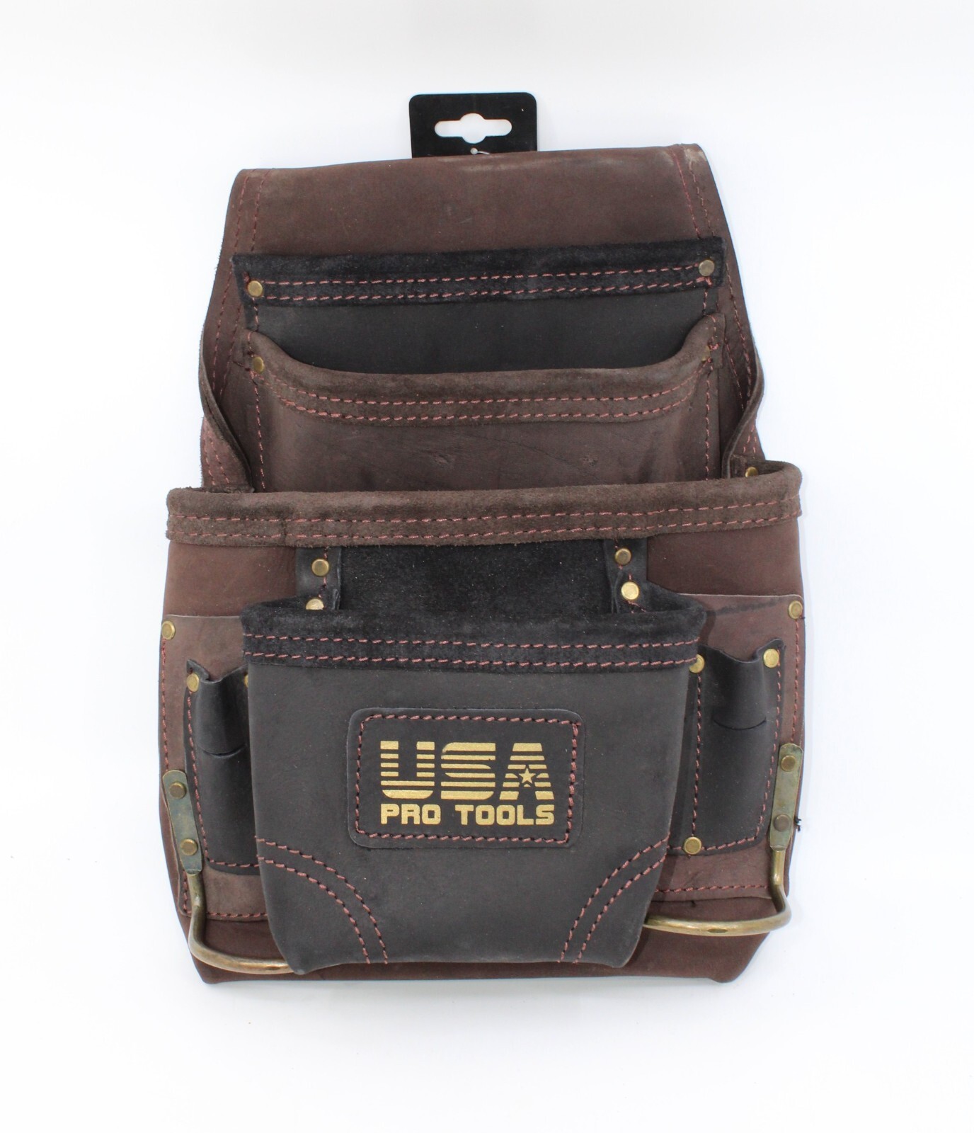 Top Grain Leather Tool Pouch Rig Set Carpenter, Construction, Framer, Handyman